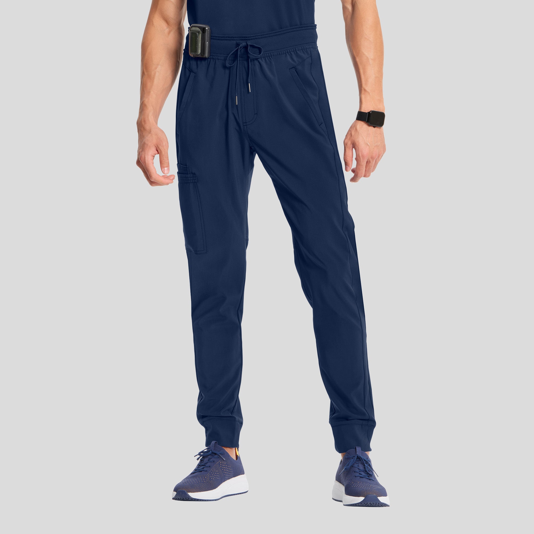 Infinity Men's Drawstring Jogger Scrub Pant | Navy