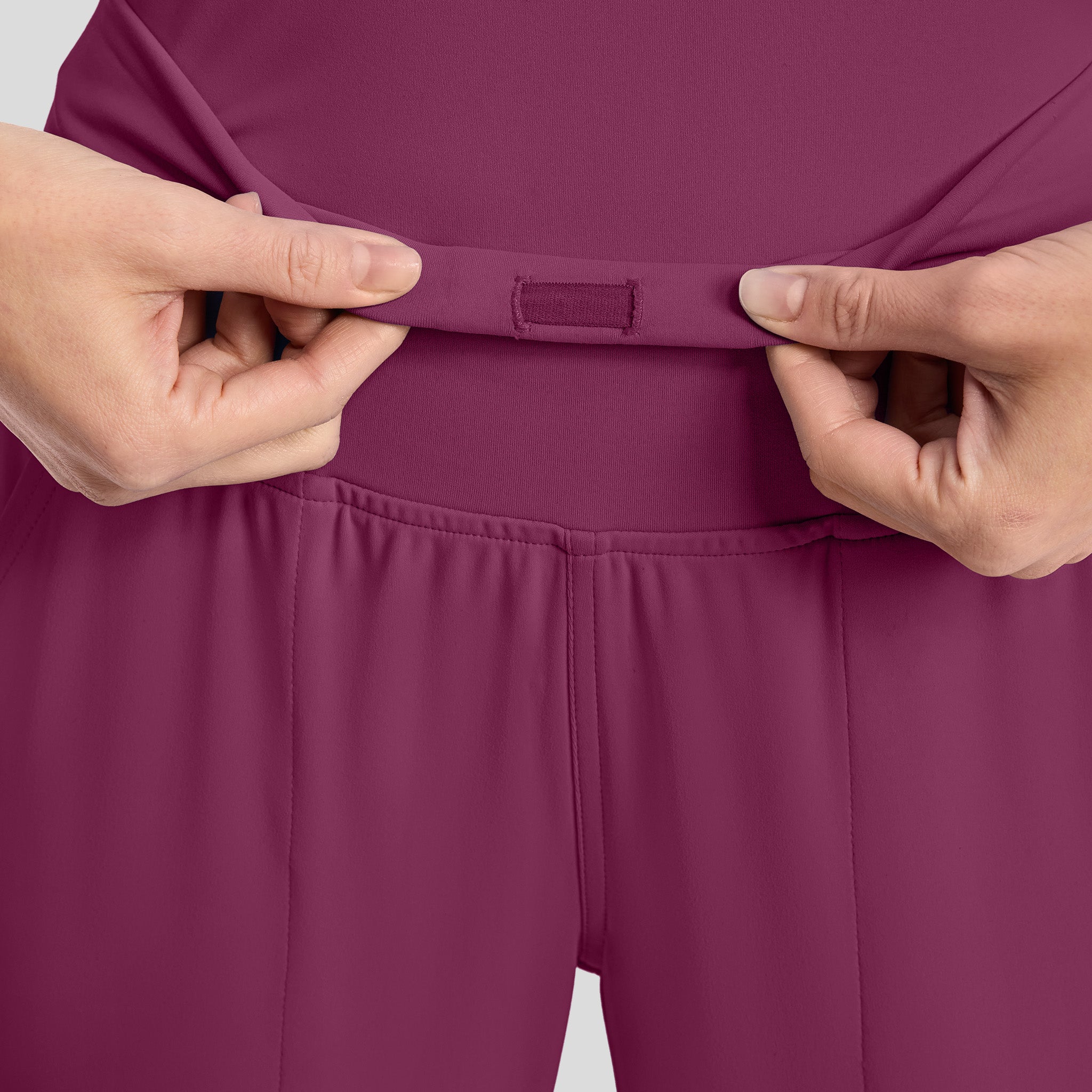 Achieve Pull-On Jogger Scrub Pant | Wine