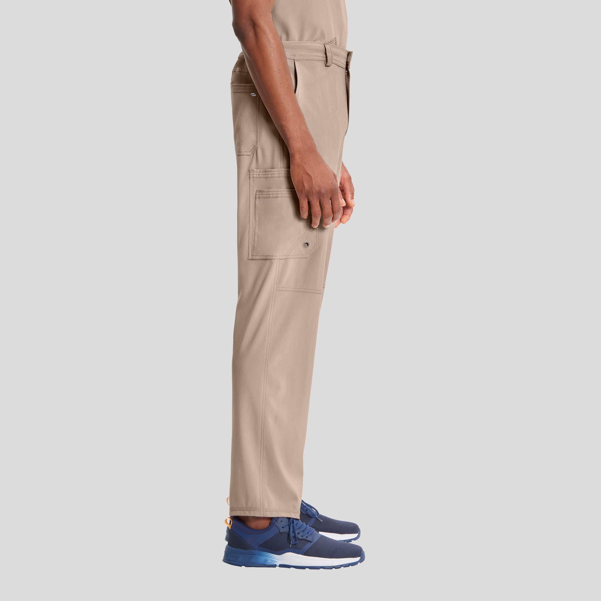 Men's Zip Fly Cargo Scrub Pant | Khaki