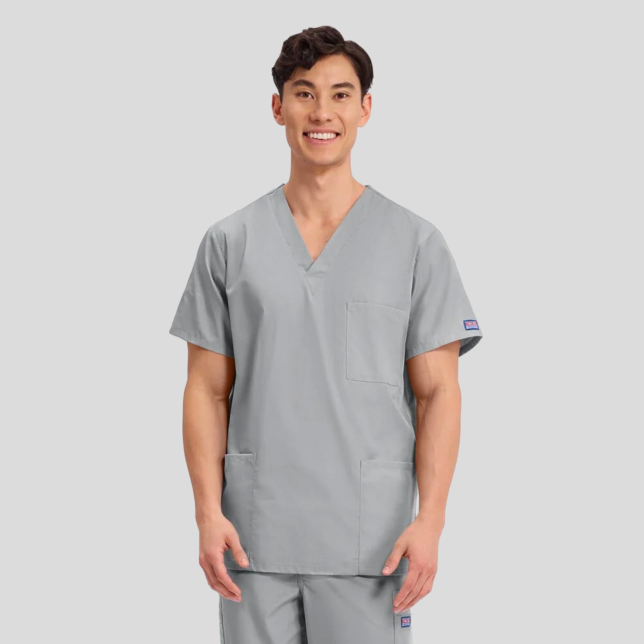 Unisex V-Neck 3 Pocket | Grey