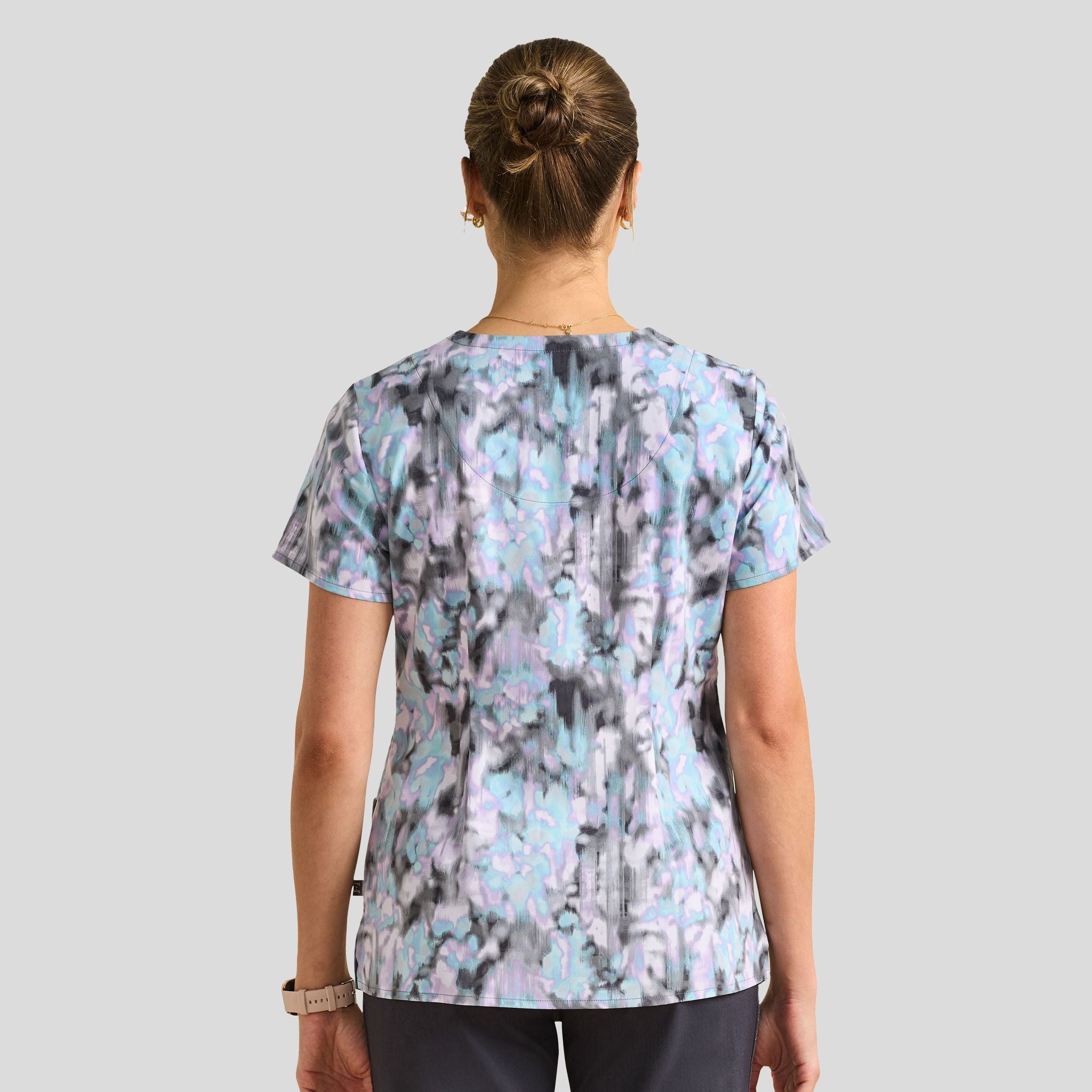 Amanda Color Flow Print Top | CLFW