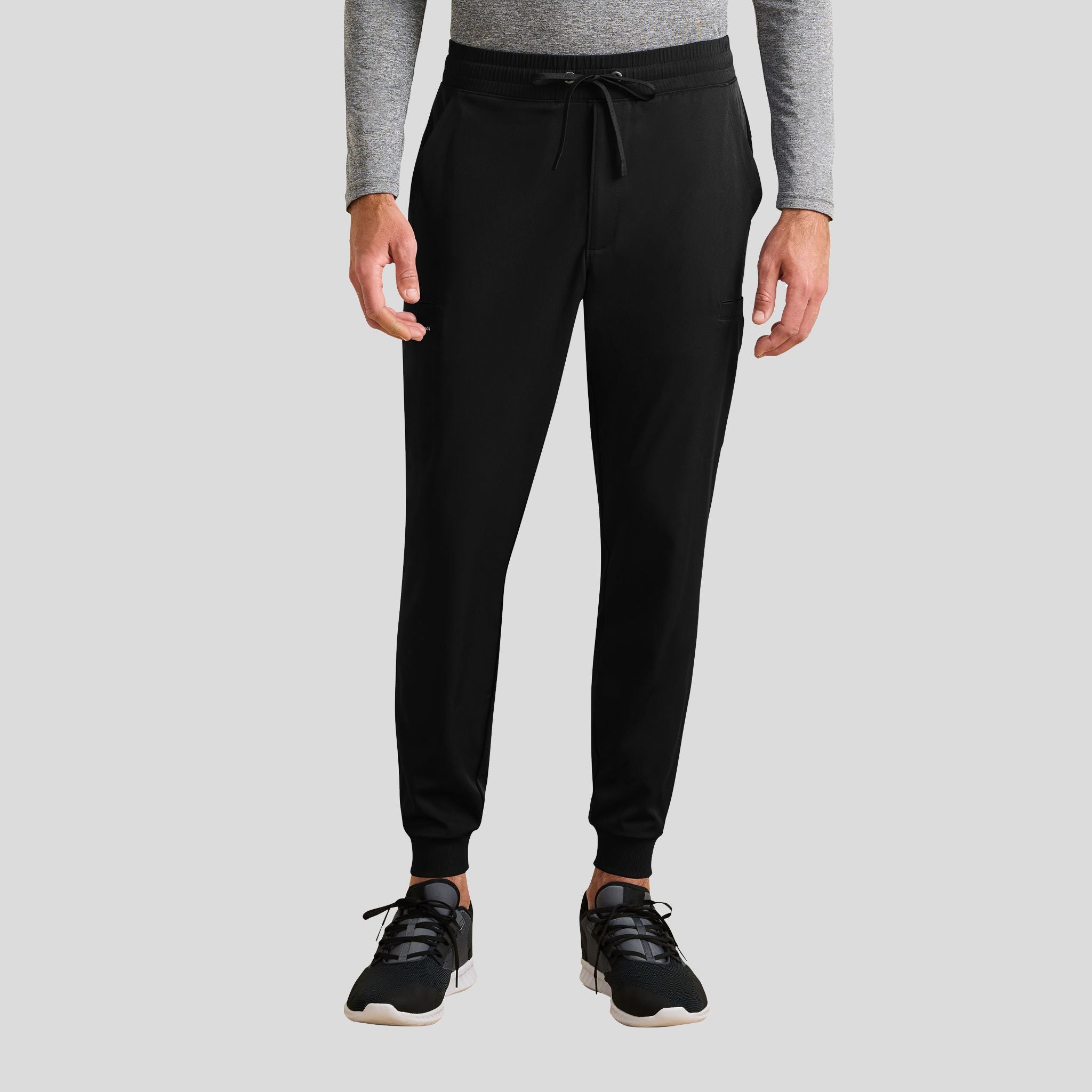 Men's Mid Rise Jogger Scrub Pant | Black