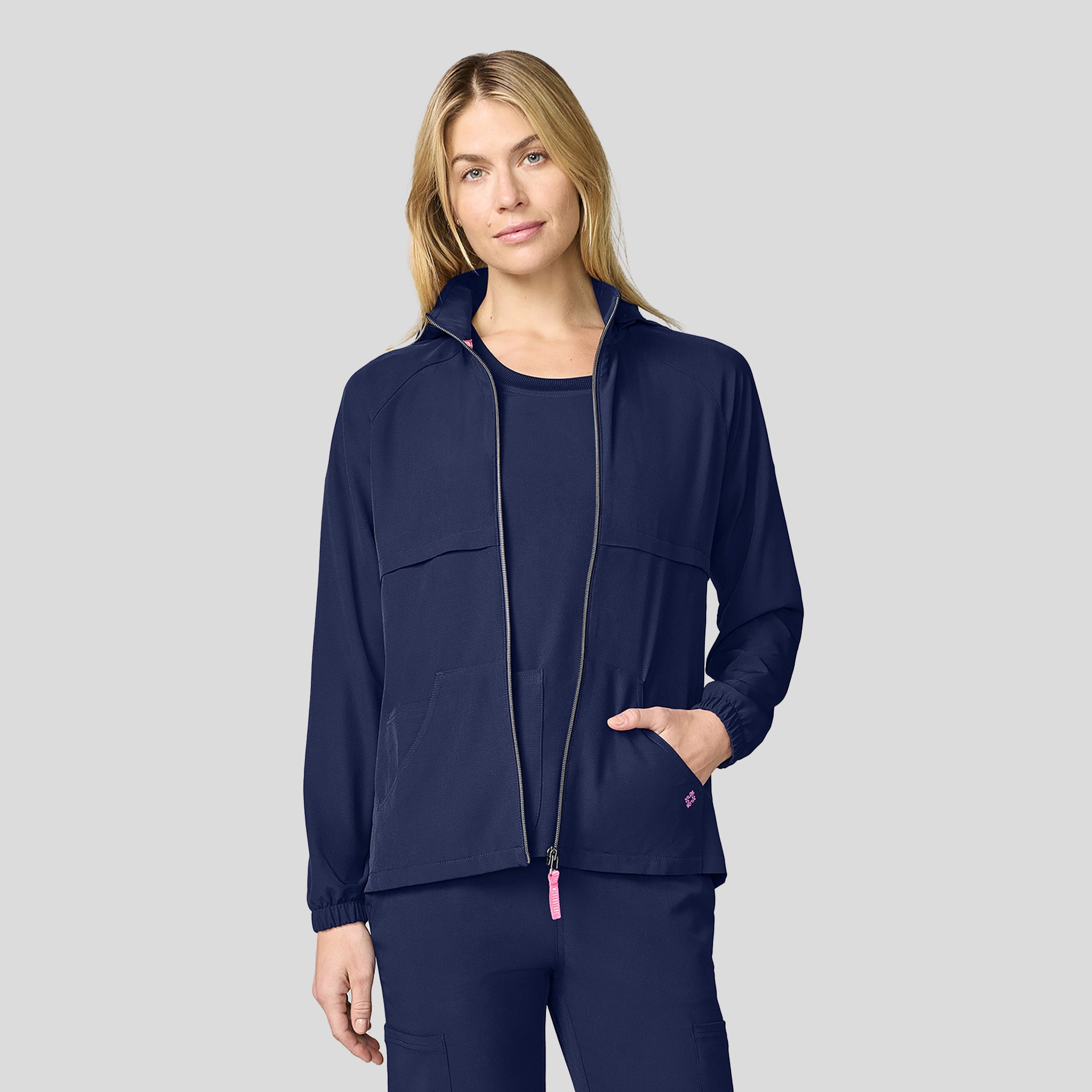Amp Warm Up Scrub Jacket | Navy