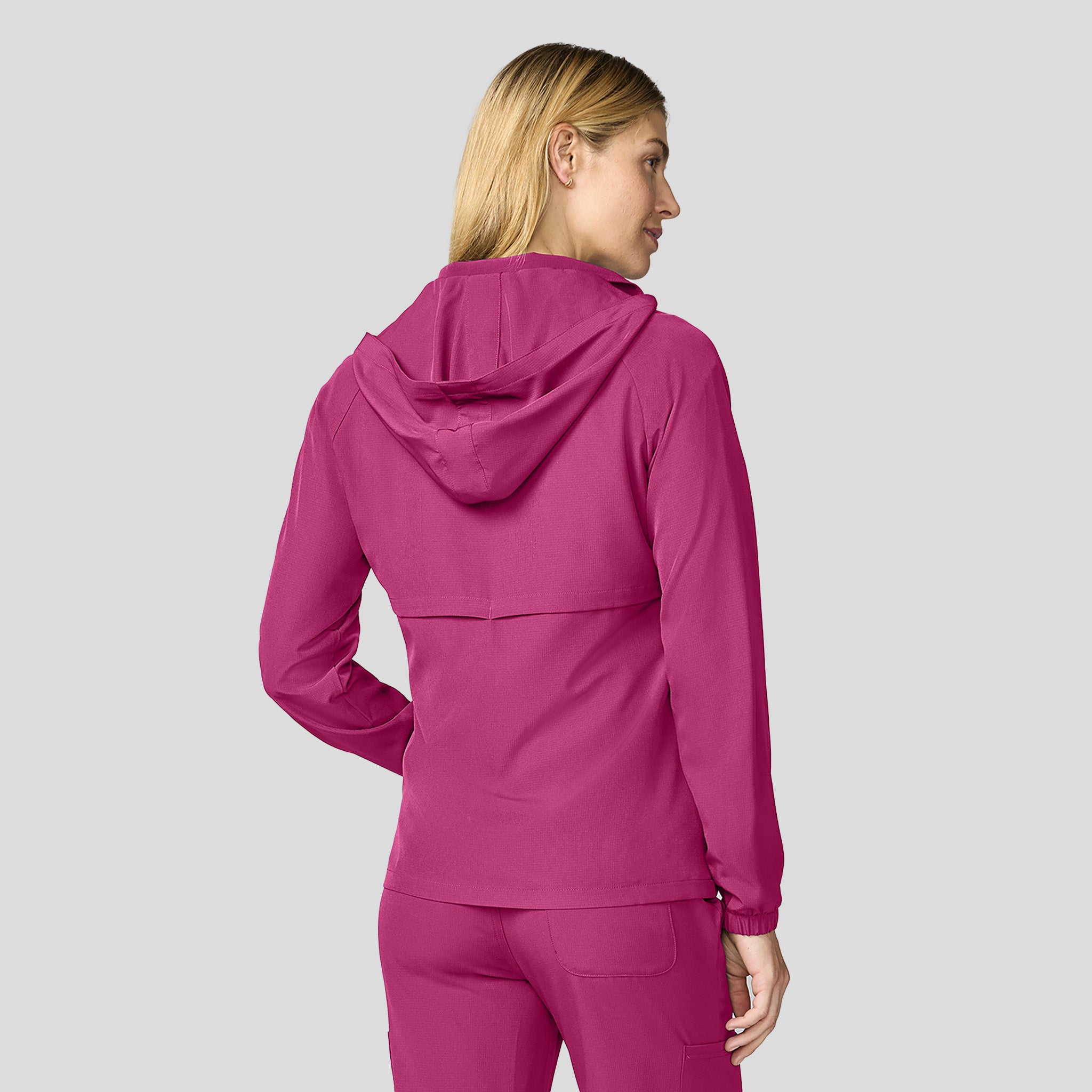 Amp Warm Up Scrub Jacket | Pink Power