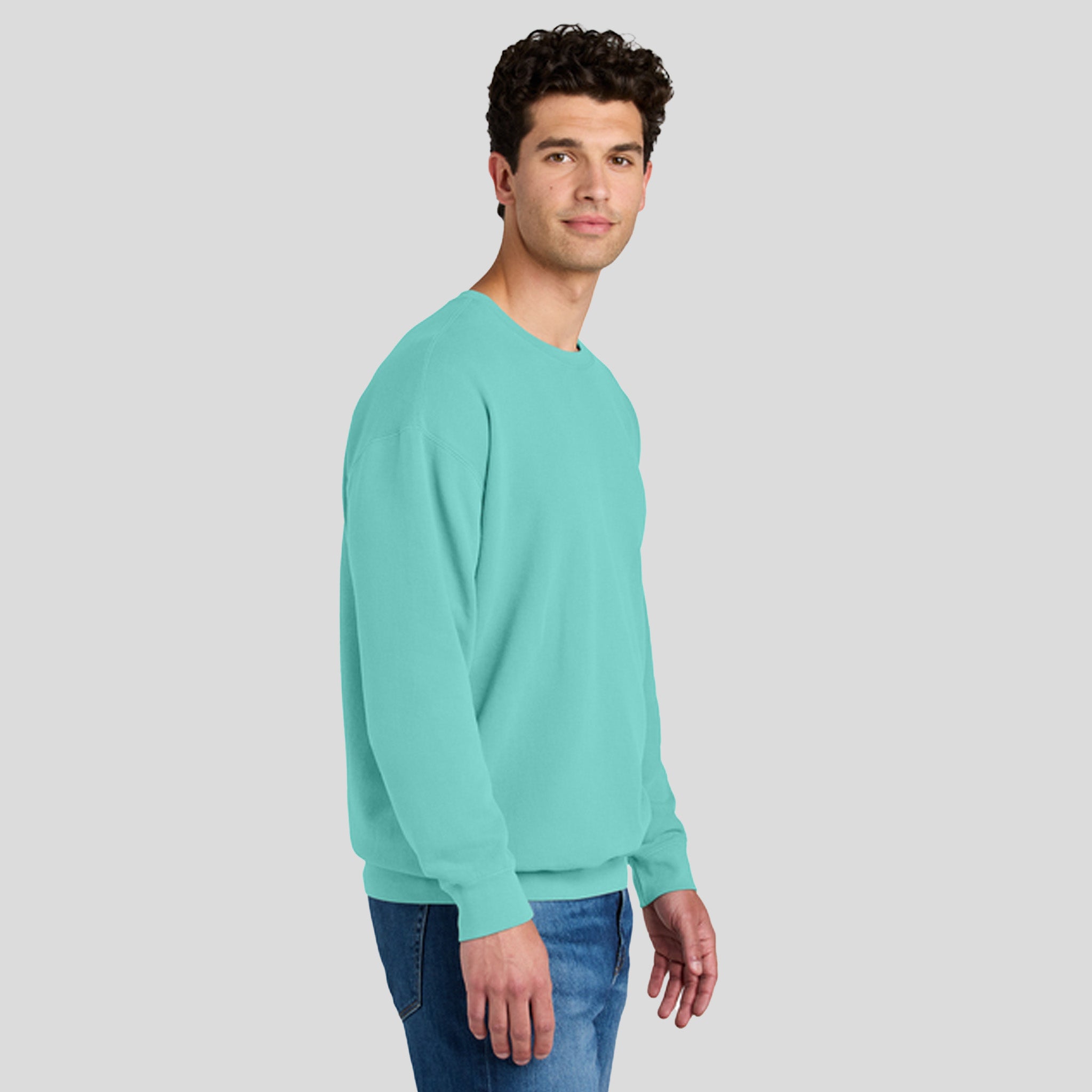 Lightweight Crewneck Sweatshirt | Chalky Mint