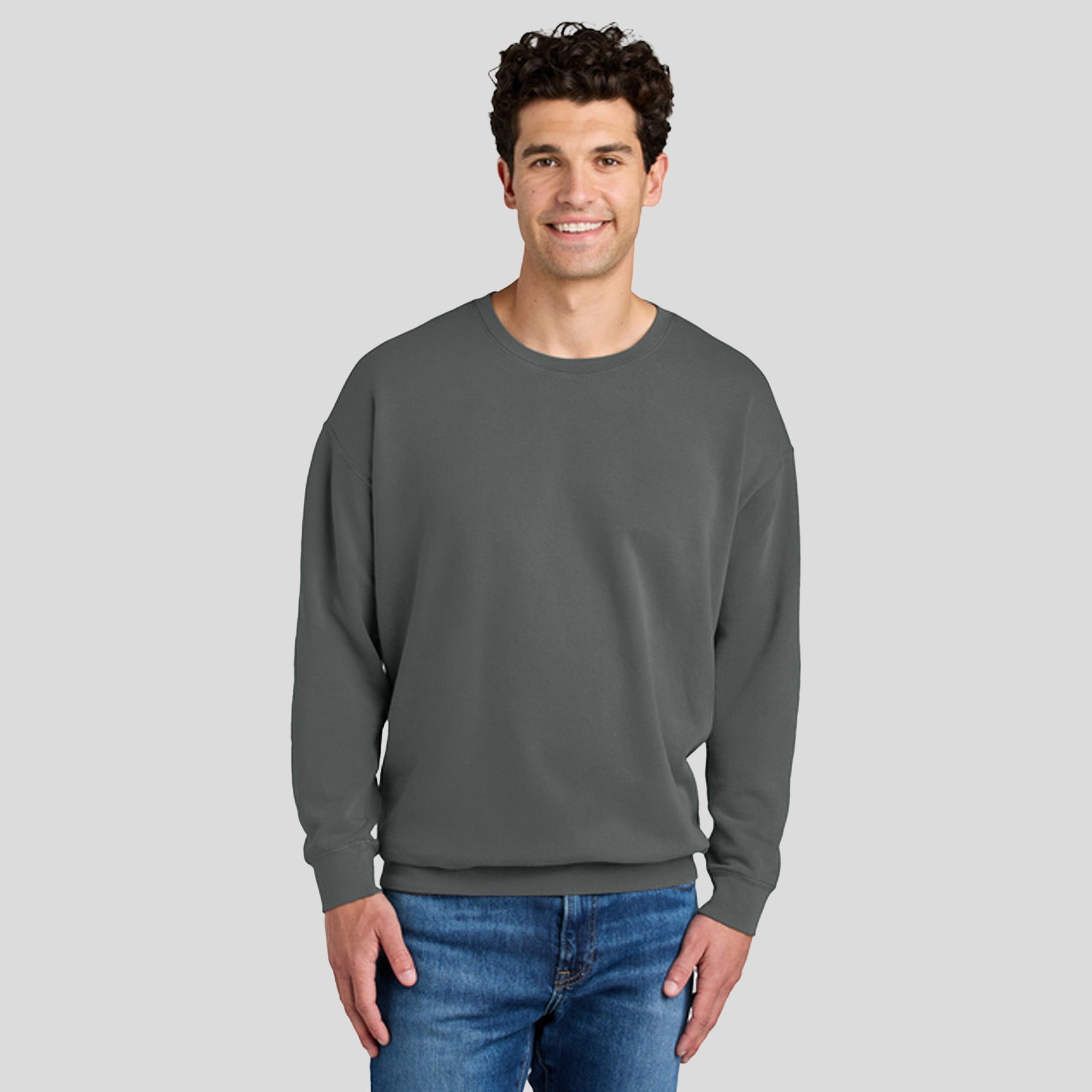 Lightweight Crewneck Sweatshirt | Pepper