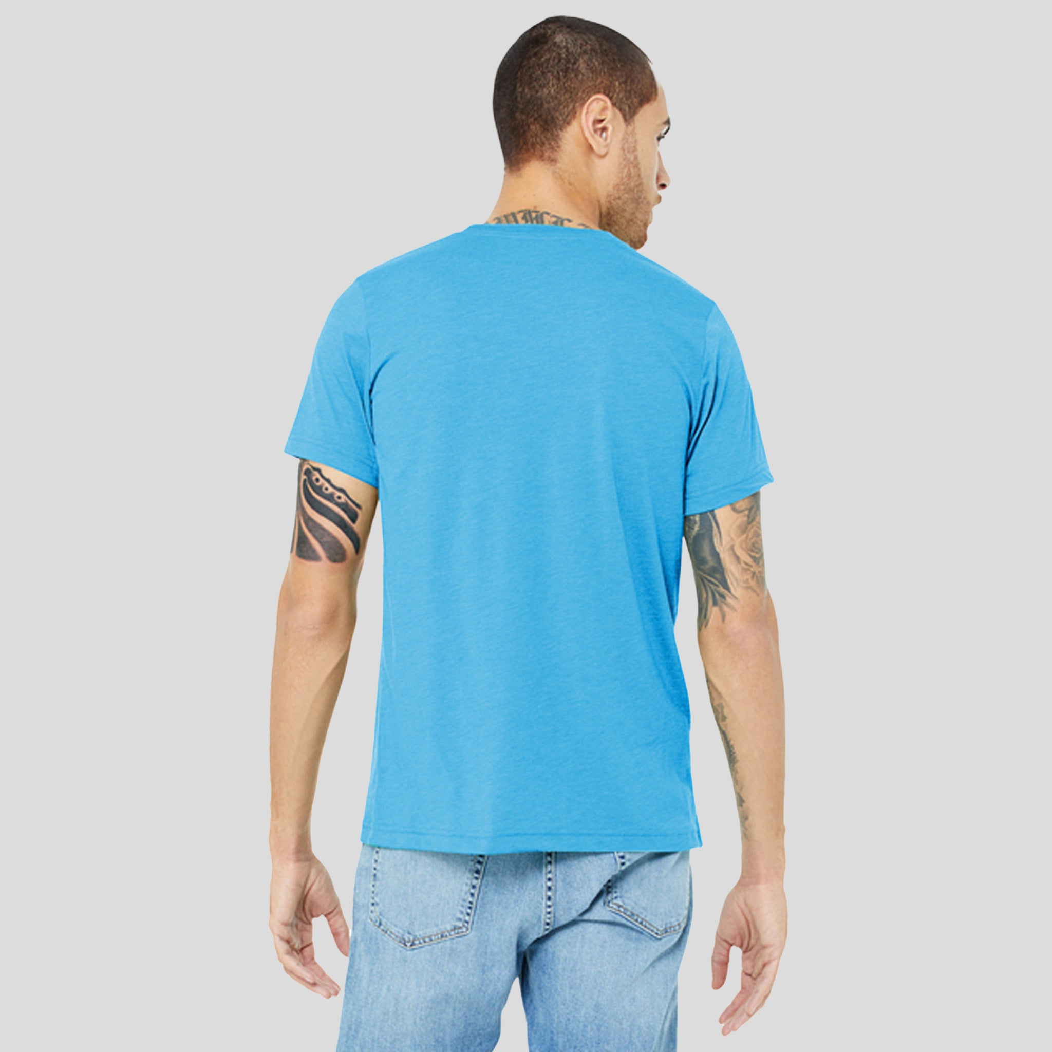 Unisex Triblend Short Sleeve Tee | Aqua Triblend