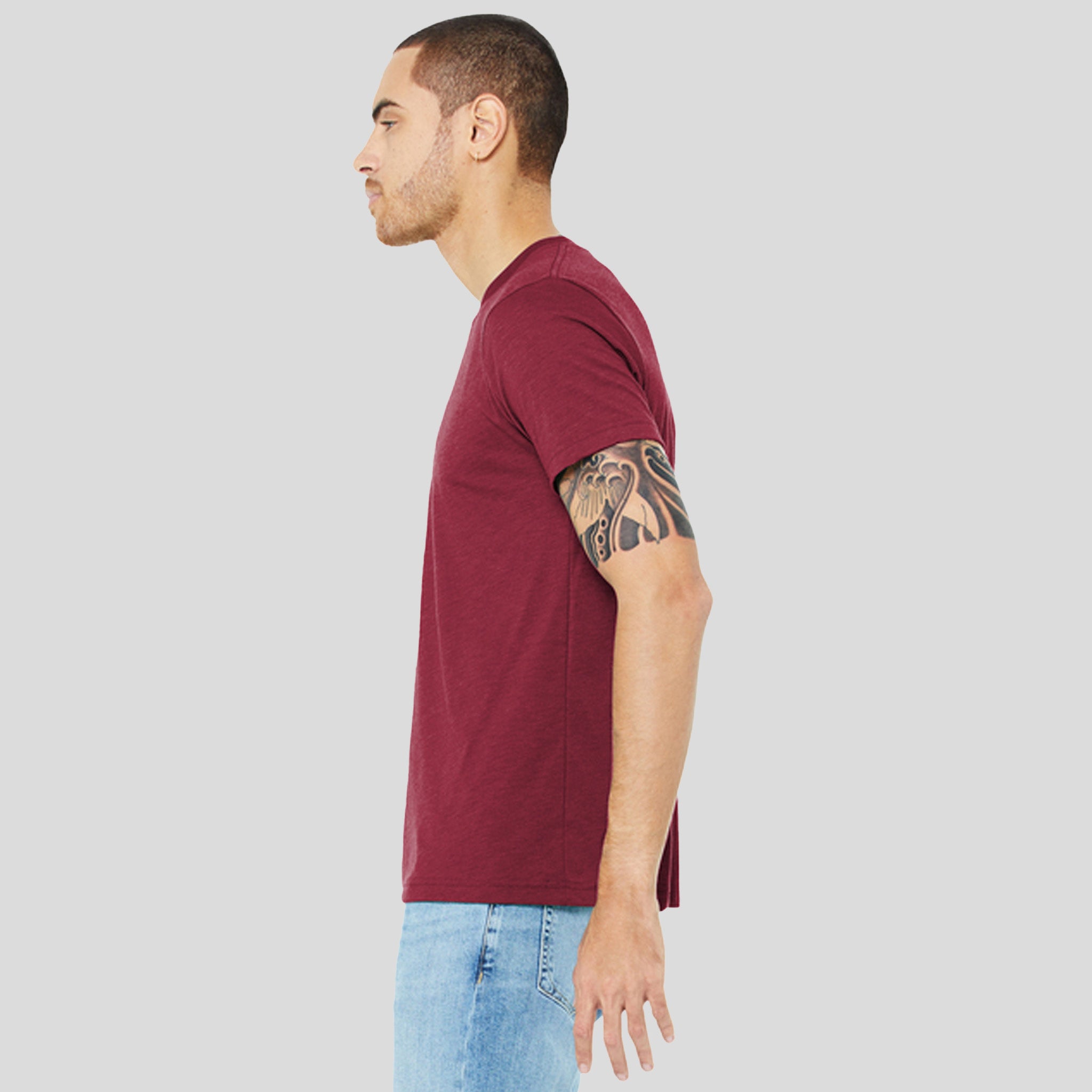 Unisex Triblend Short Sleeve Tee | Cardinal Triblend