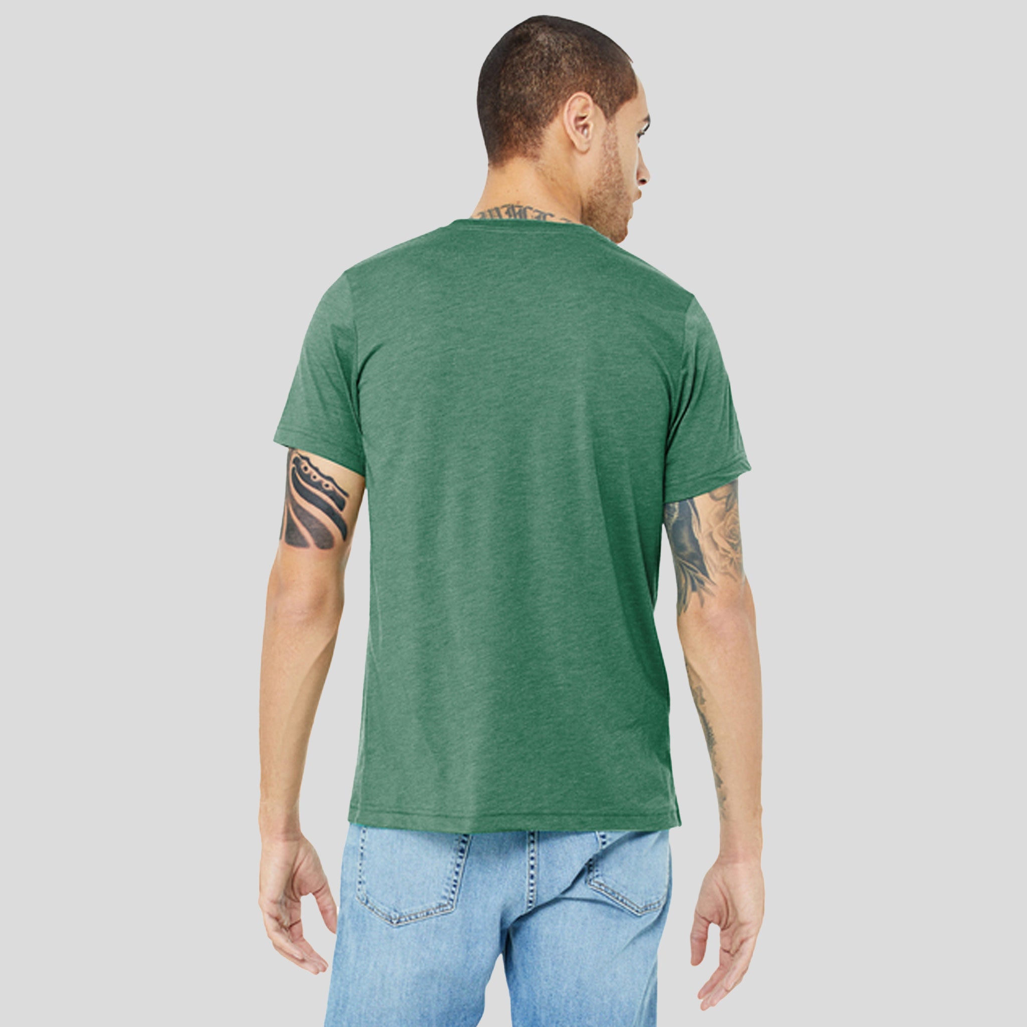 Unisex Triblend Short Sleeve Tee | Grass Green Triblend