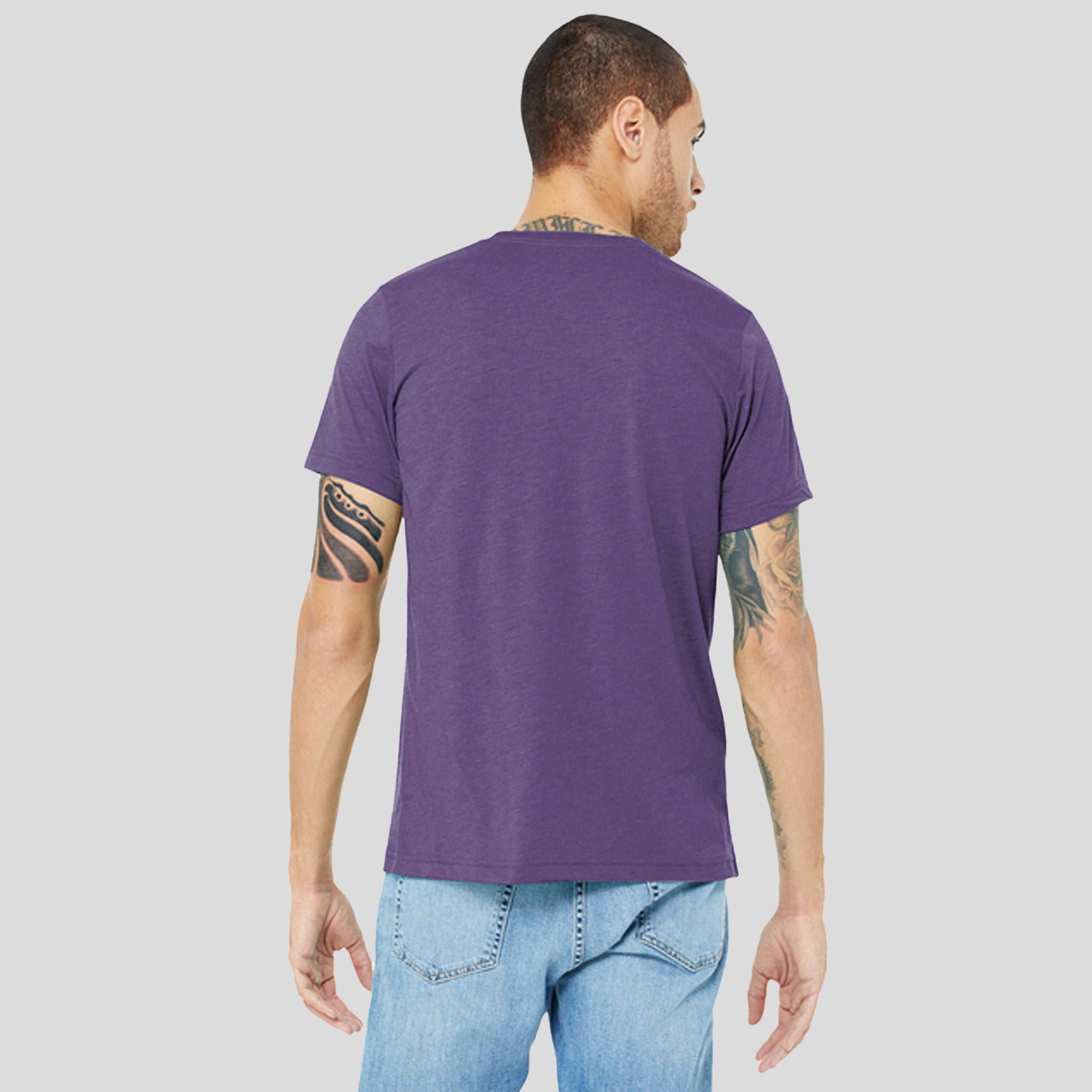 Unisex Triblend Short Sleeve Tee | Purple Triblend