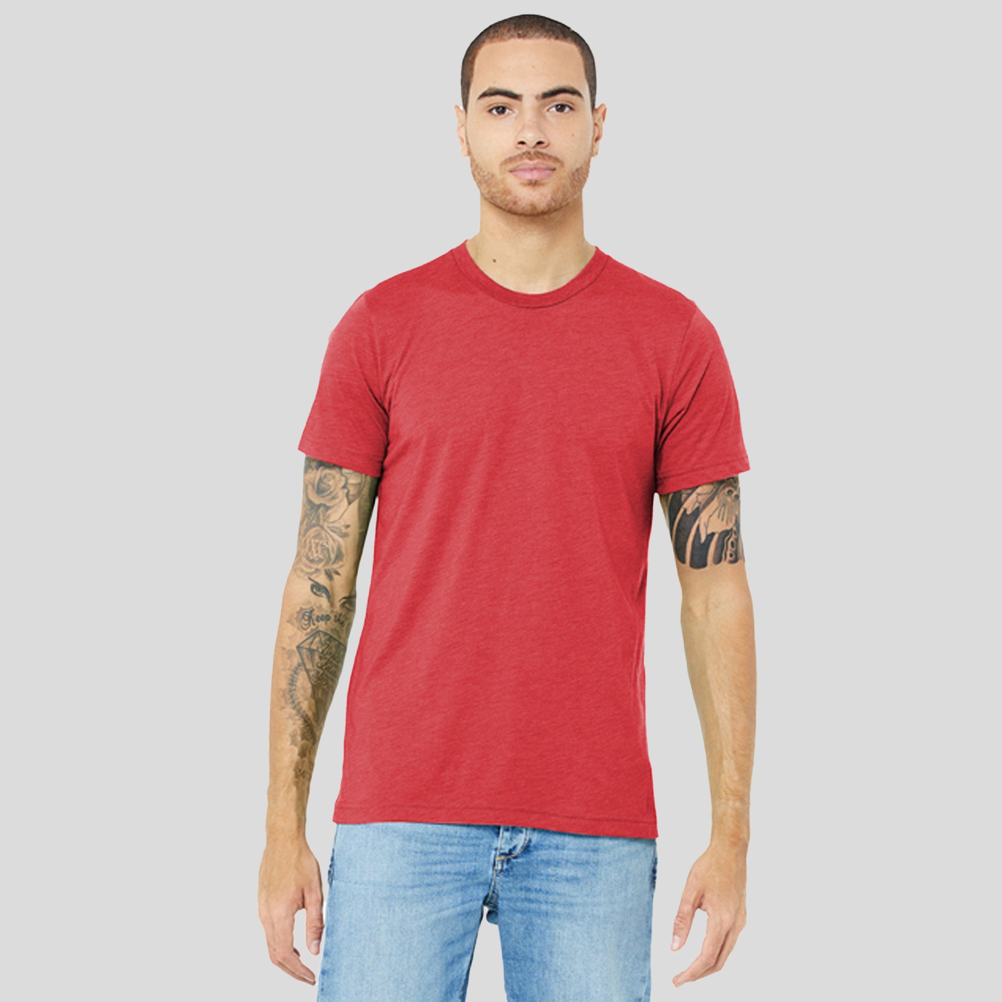 Unisex Triblend Short Sleeve Tee | Red Triblend