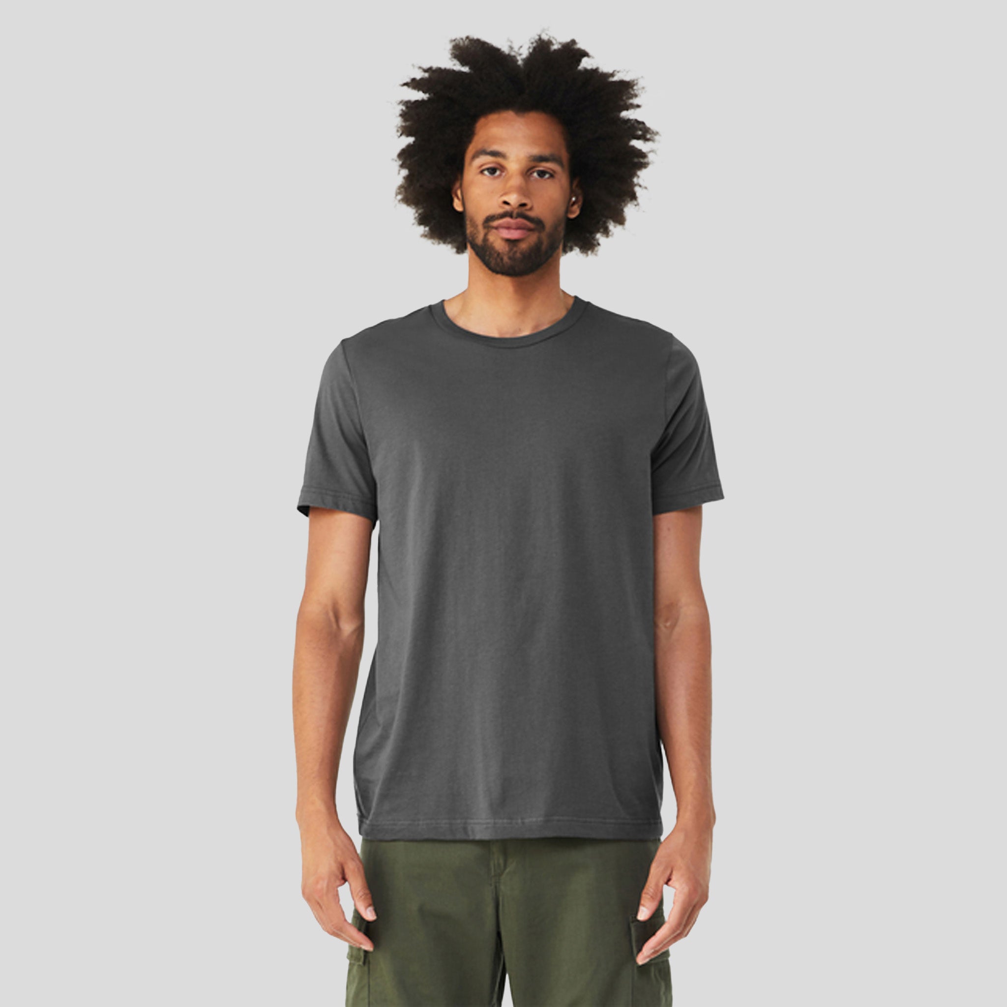 Unisex Triblend Short Sleeve Tee | Solid Asphalt Triblend