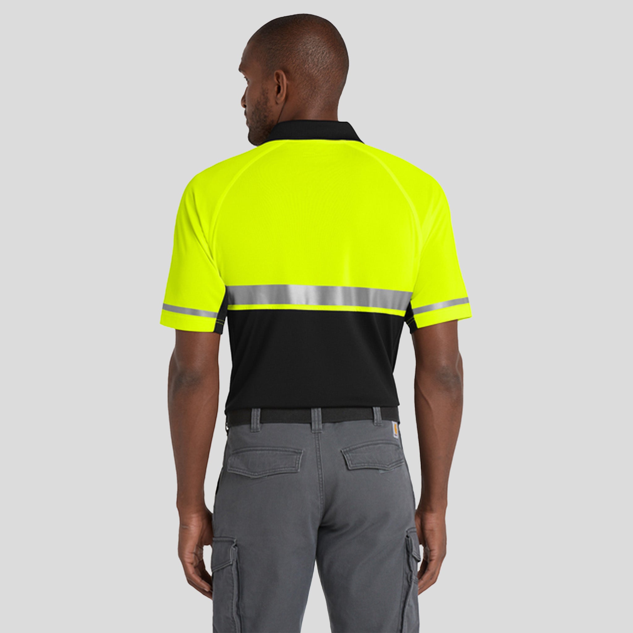 Select Lightweight Snag-Proof Enhanced Visibility Polo | Safety Yellow/Black