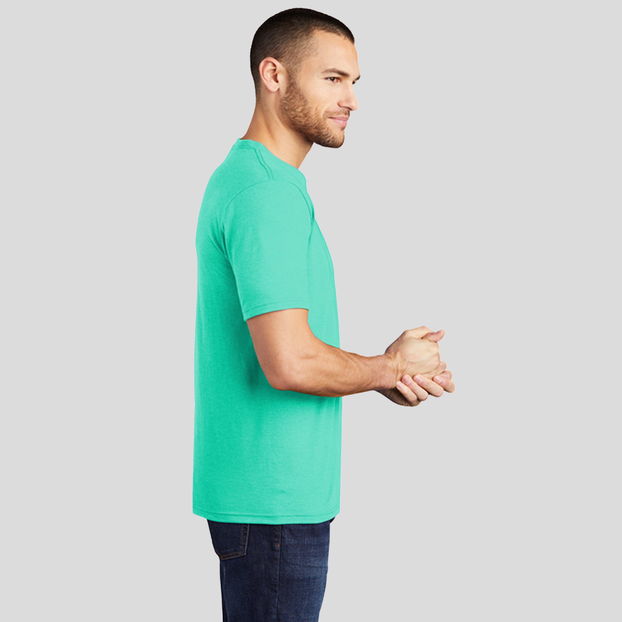 Perfect Triยฎ Tee | Aqua Heather