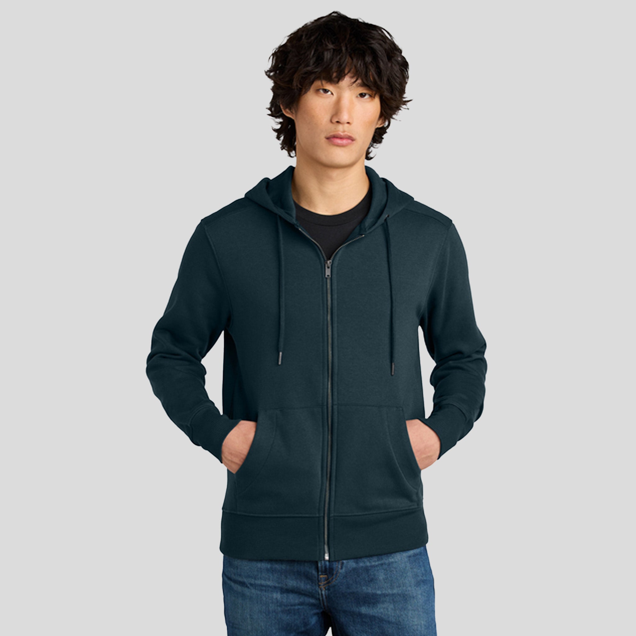 Perfect Weight® Fleece Full-Zip Hoodie | New Navy