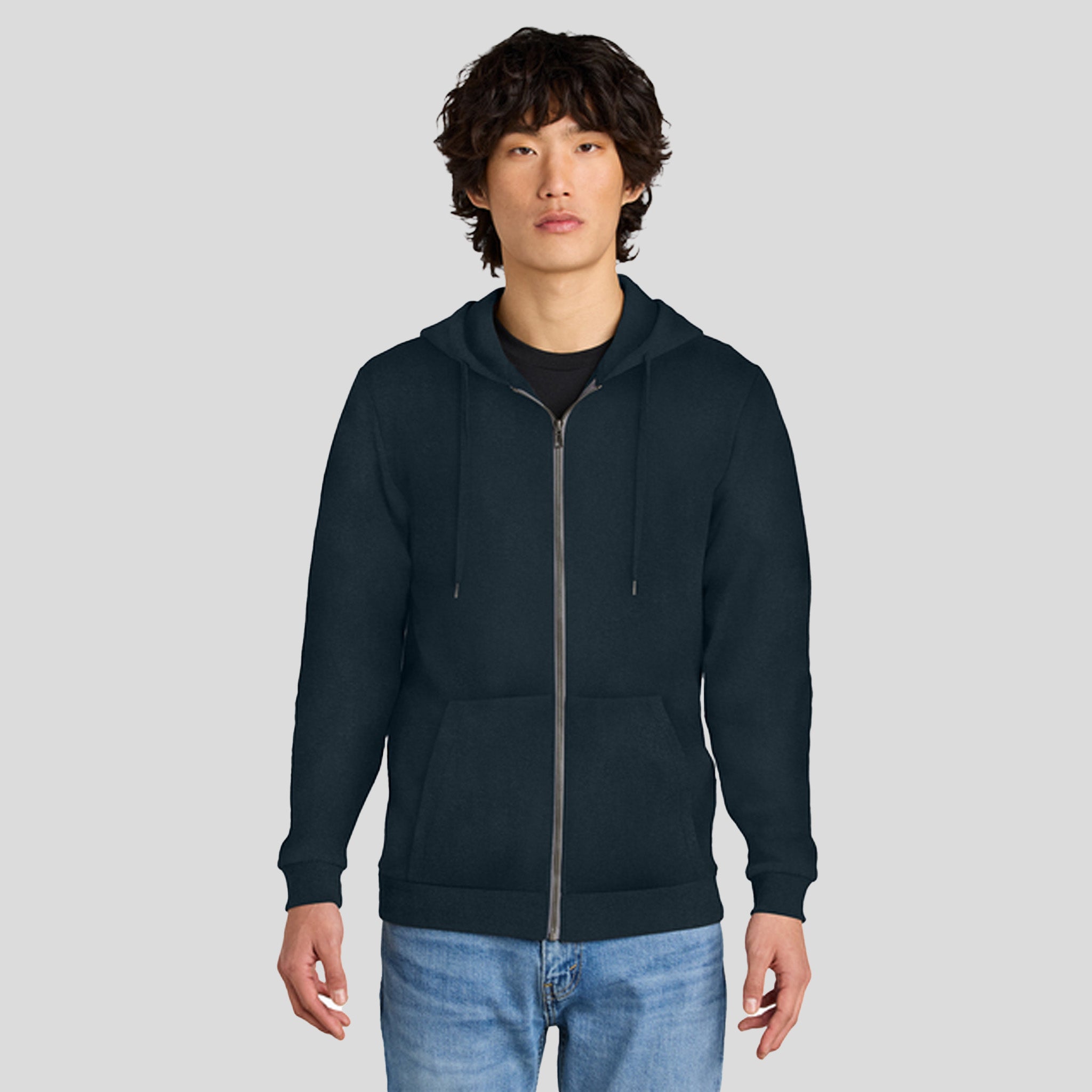 Perfect Triยฎ Fleece Full-Zip Hoodie | New Navy