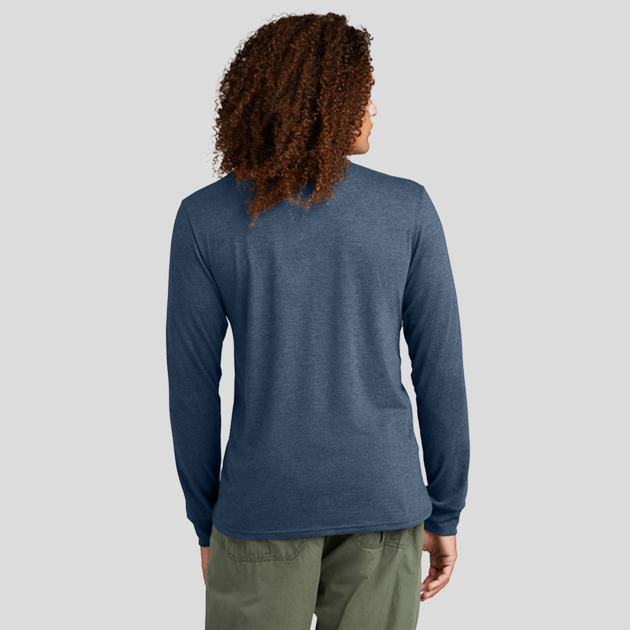 Perfect Triยฎ Long Sleeve Henley | Navy Frost