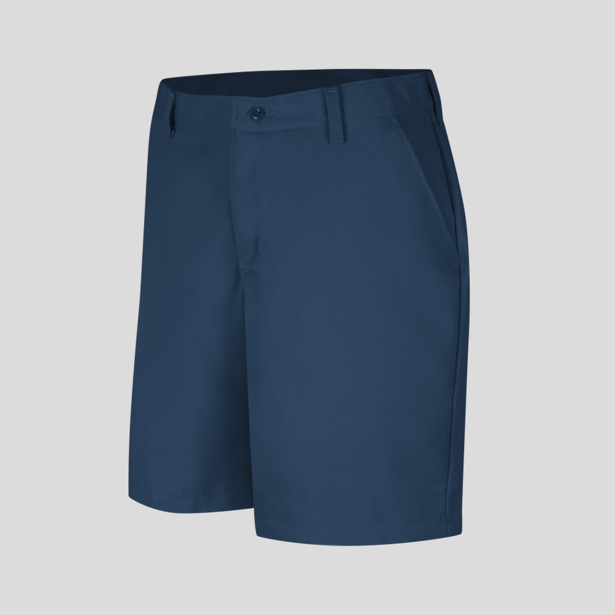 Women's Plain Front Shorts-8" Inseam | Navy