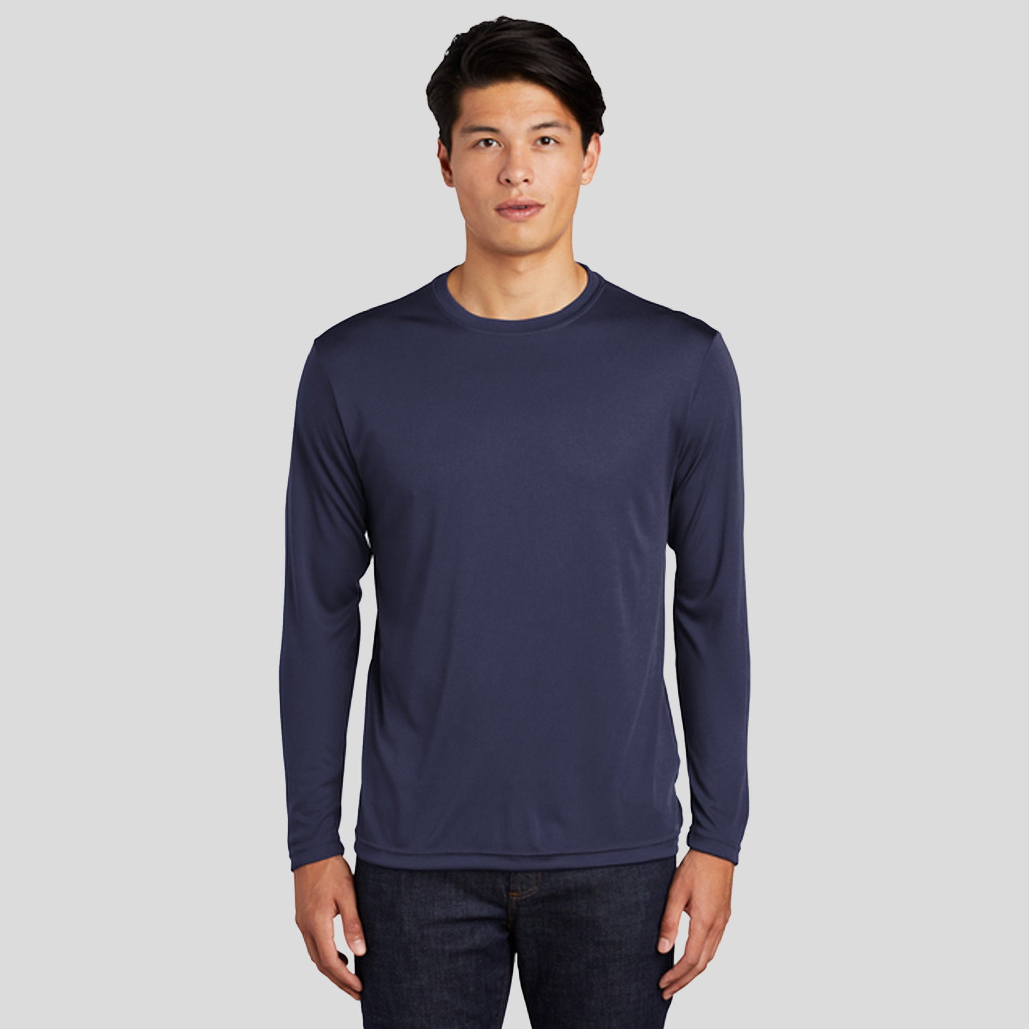 Tall Long Sleeve PosiCharge® Competitor™ Tee | True Navy