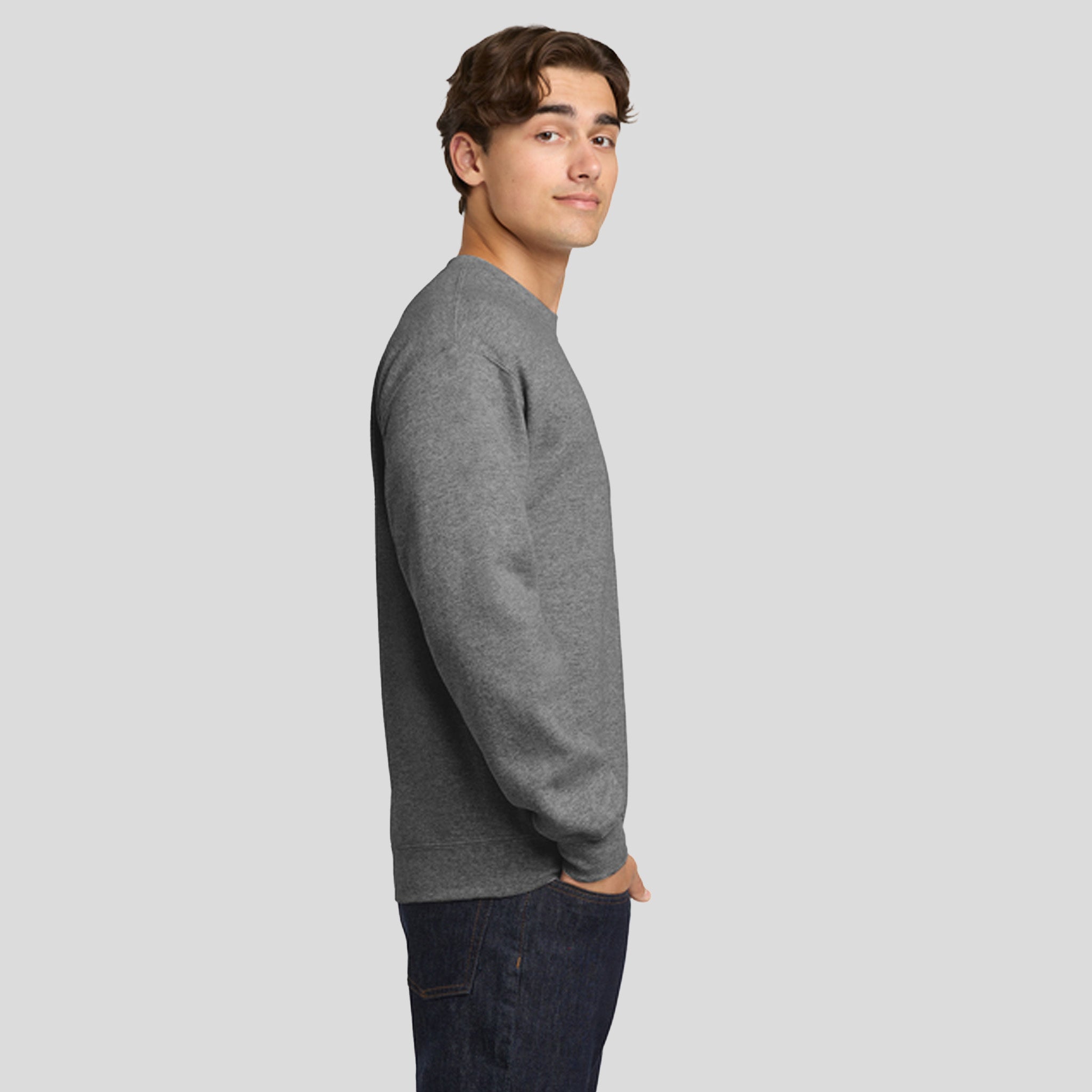 Heavy Blendβ’ Crewneck Sweatshirt | Graphite Heather