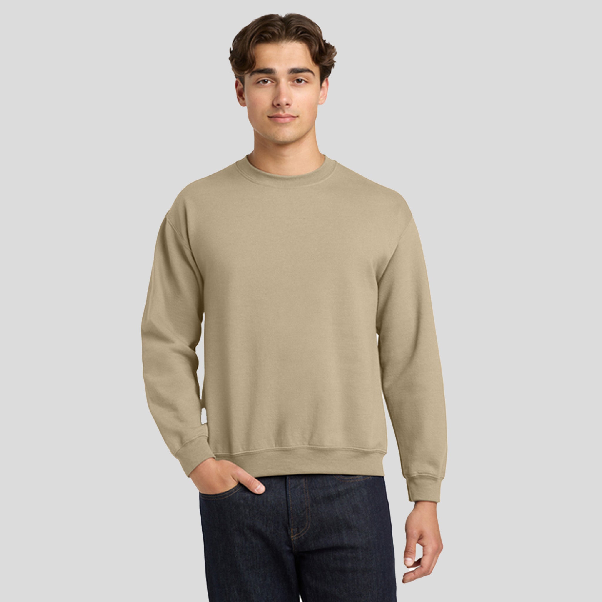 Heavy Blendβ’ Crewneck Sweatshirt | Sand