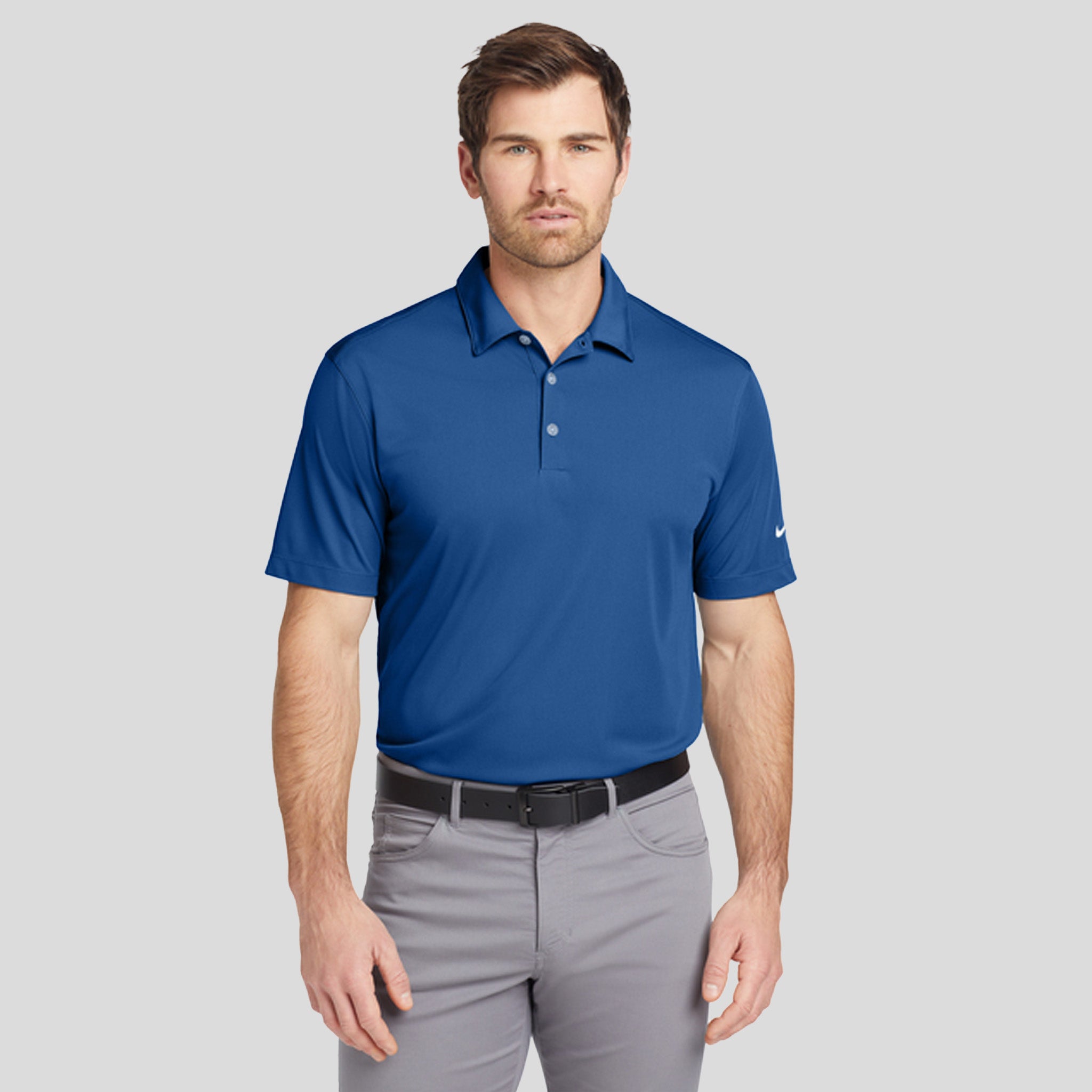 Dri-FIT Vertical Mesh Polo | Gym Blue