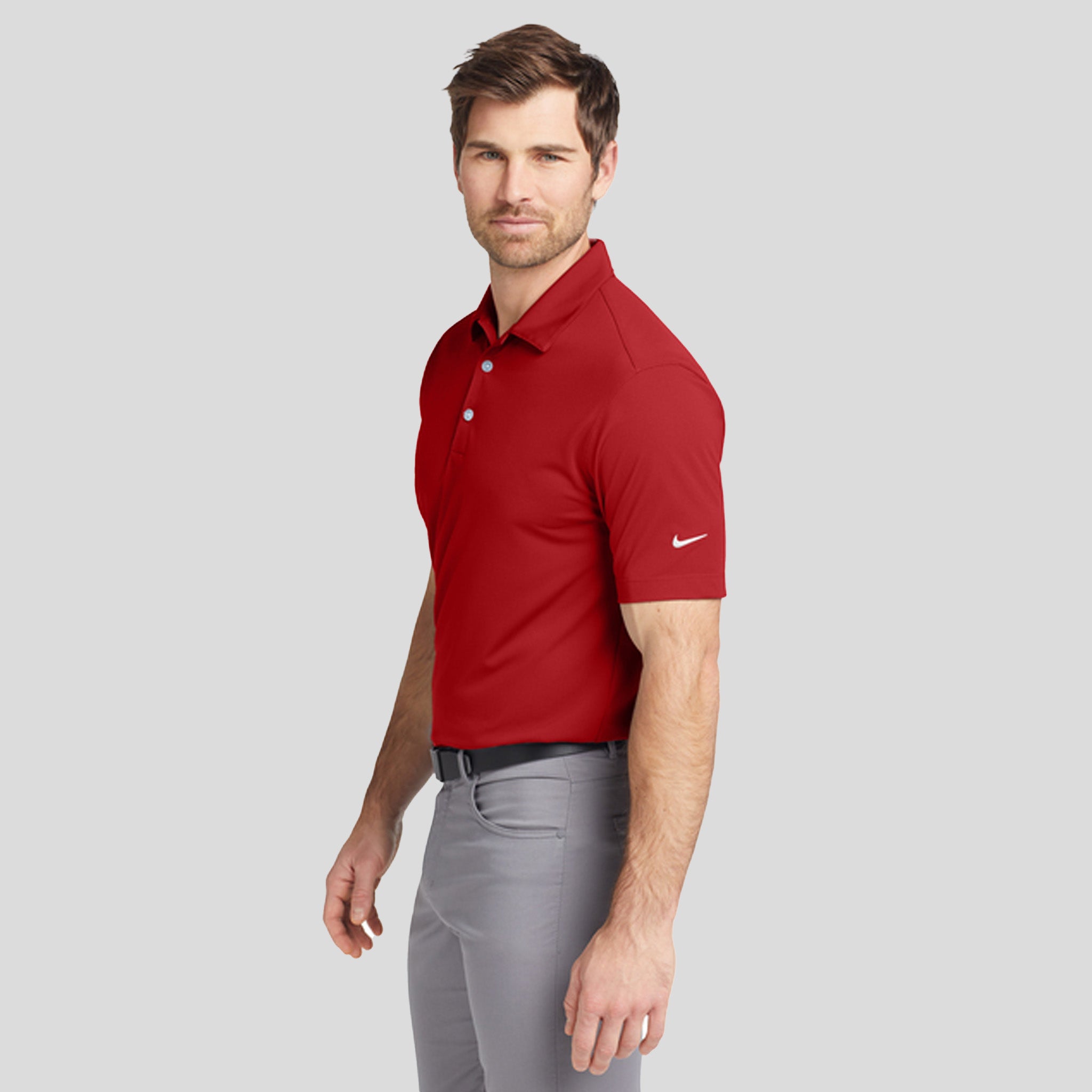 Dri-FIT Vertical Mesh Polo | University Red