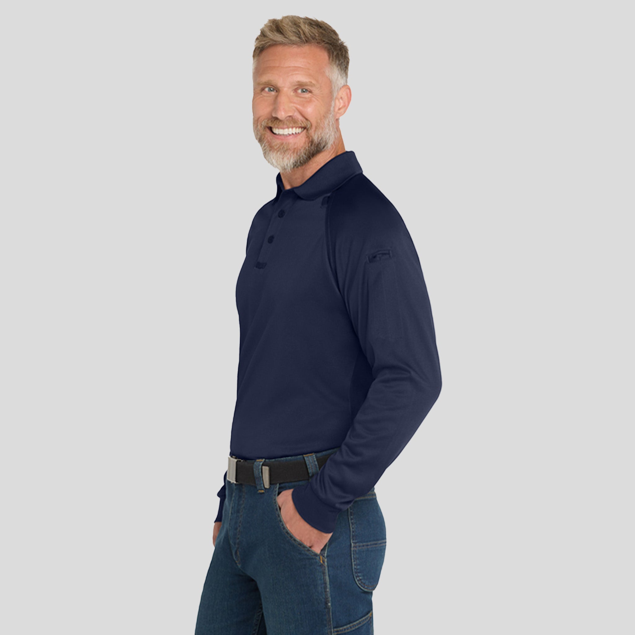 Select Long Sleeve Snag-Proof Tactical Polo | Dark Navy