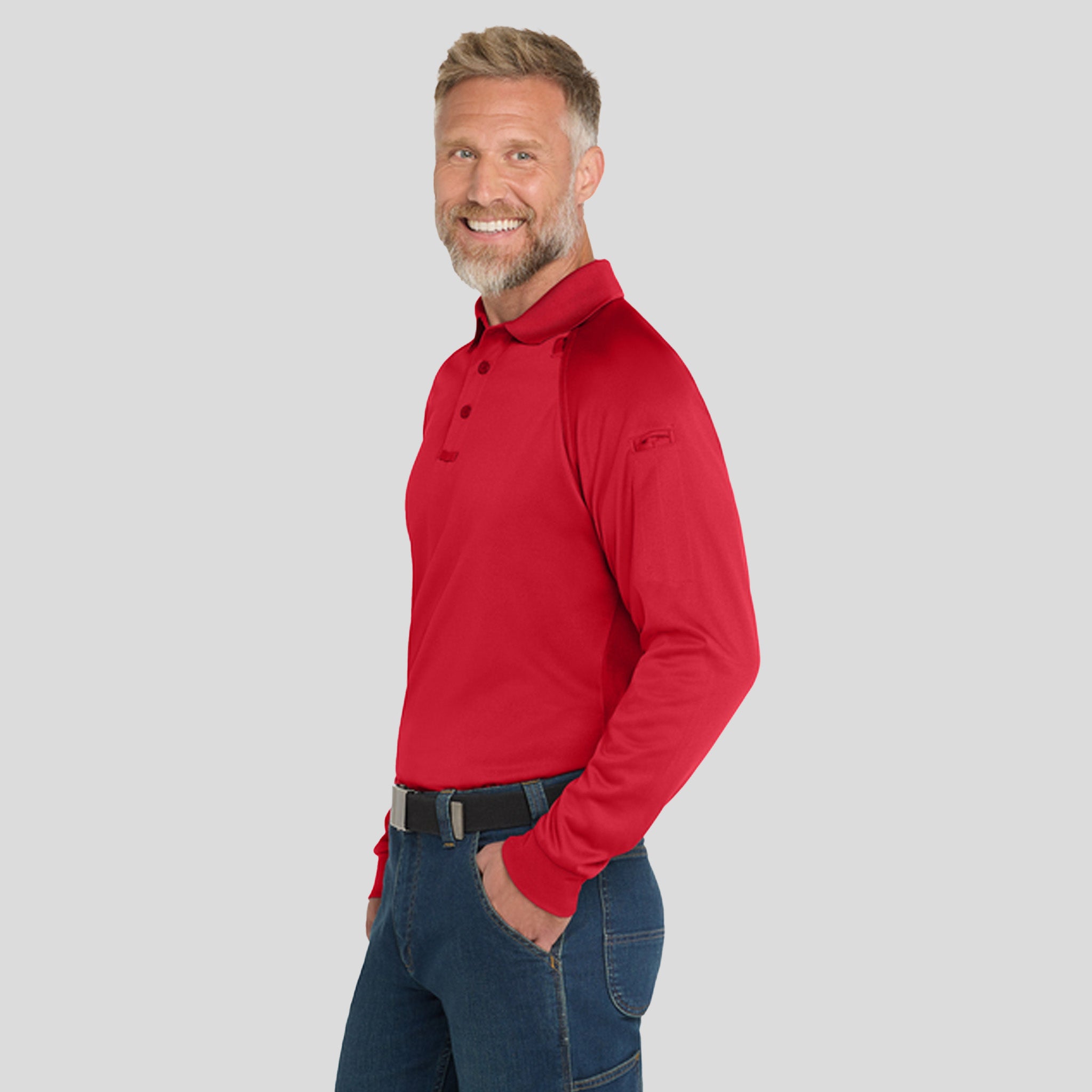 Select Long Sleeve Snag-Proof Tactical Polo | Red