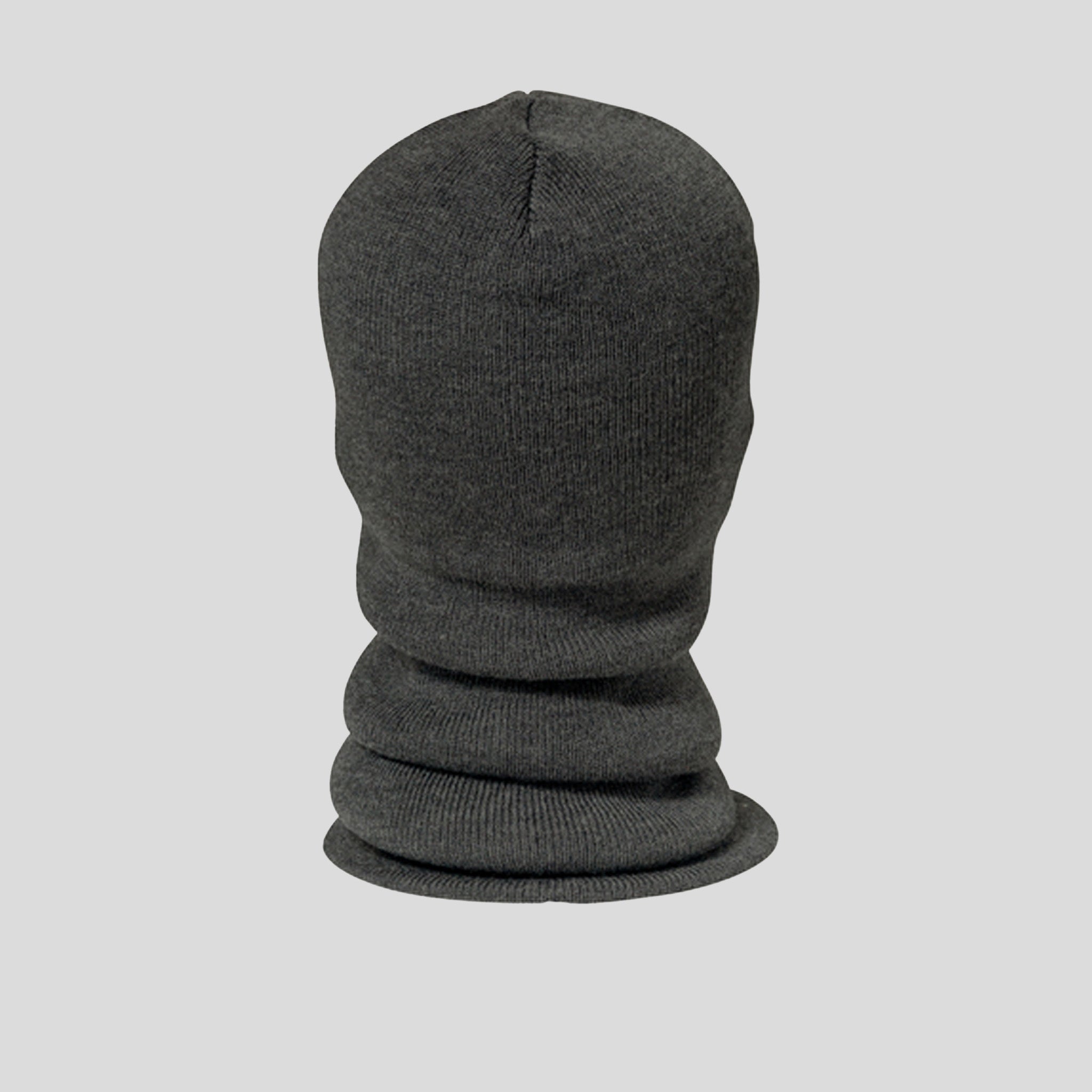 Knit Insulated Face Mask | Coal Heather