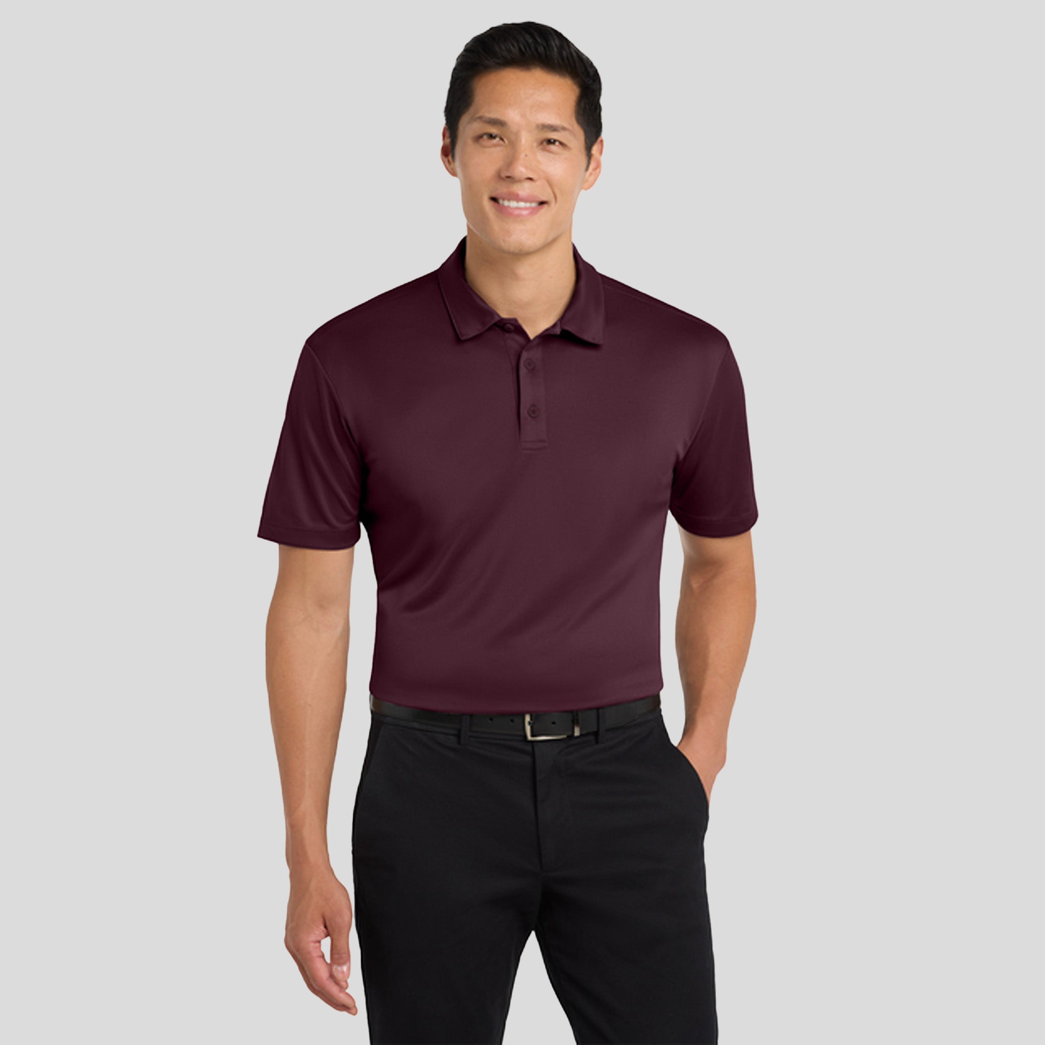 Men's Silk Touchโข Performance Polo | Maroon