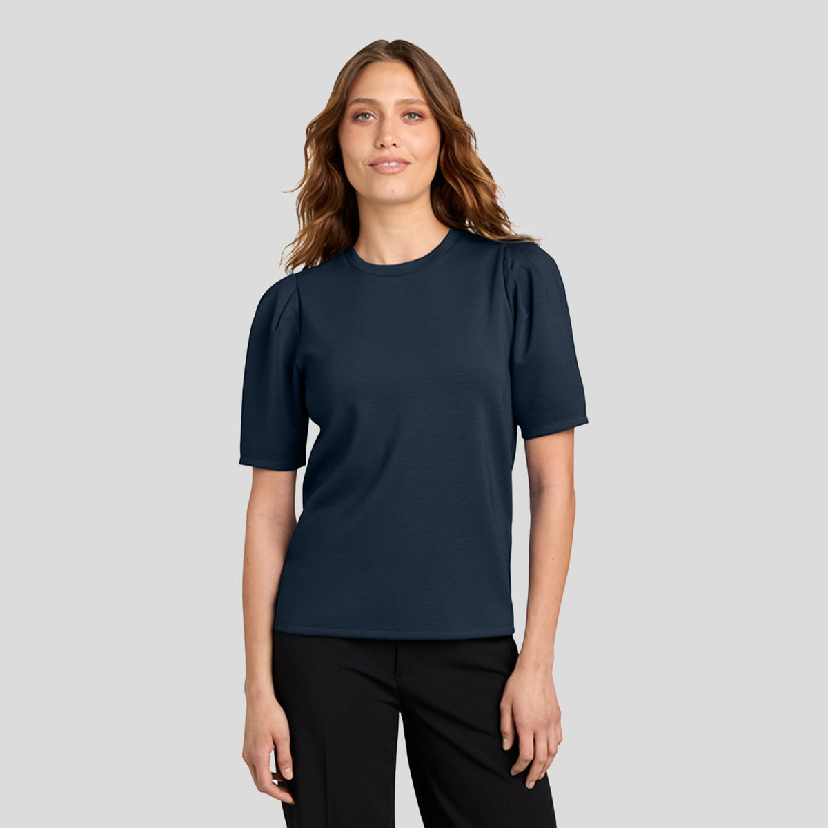 Womenβs Short Sleeve Lite Spacer Top | Night Navy