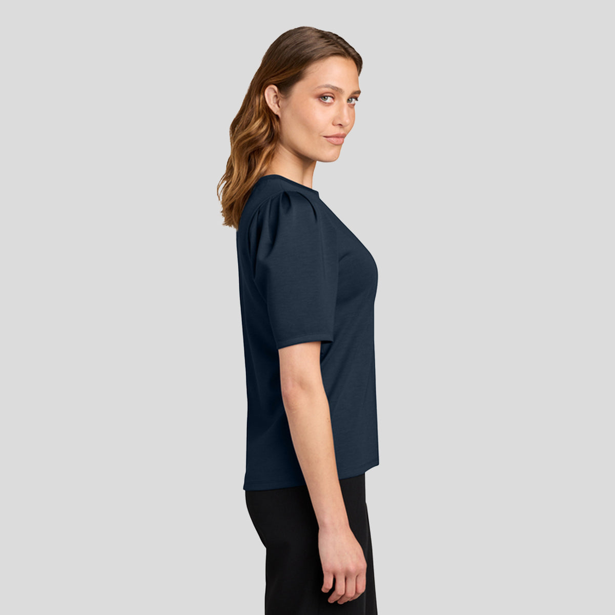 Womenβs Short Sleeve Lite Spacer Top | Night Navy