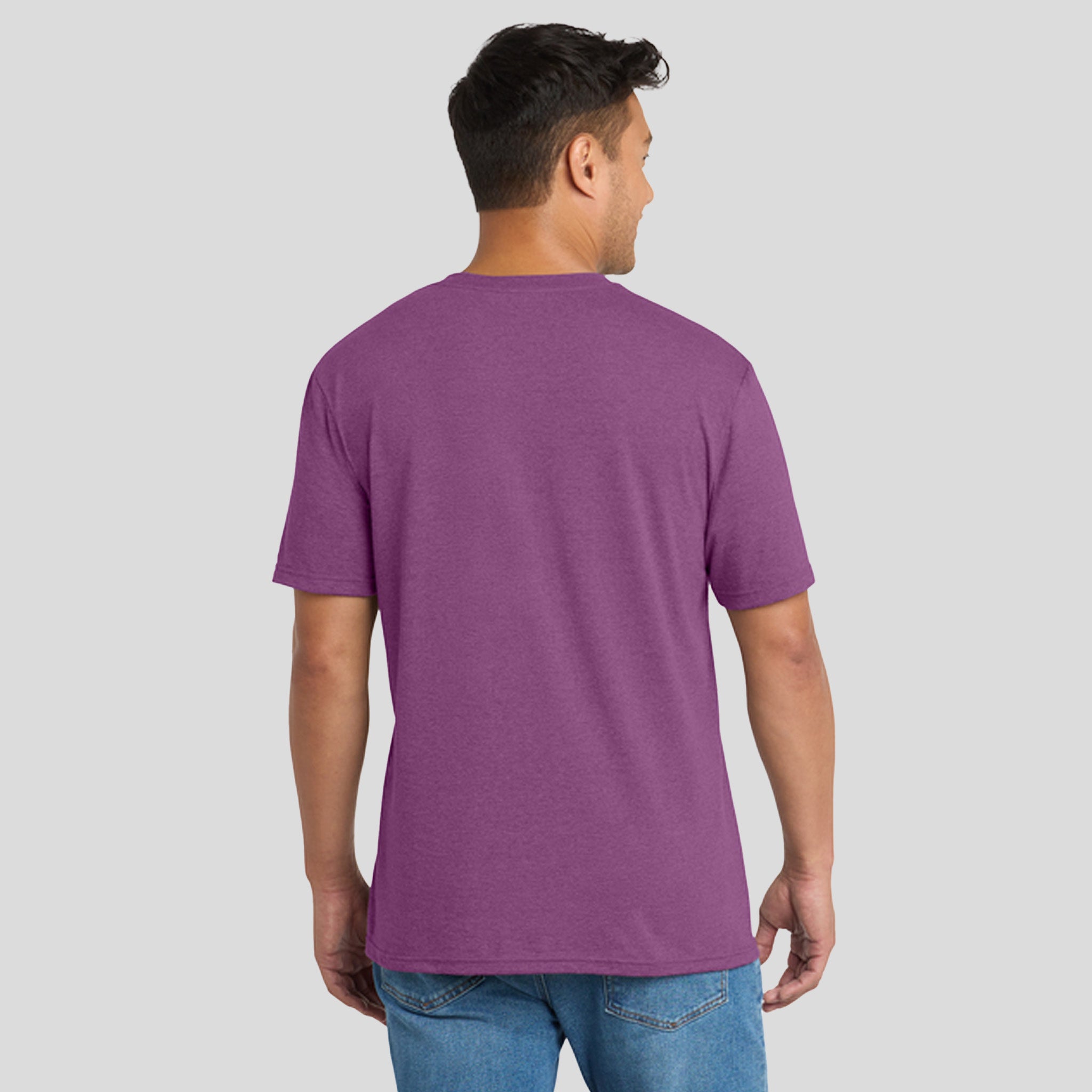 Tri-Blend Tee | Raspberry Heather