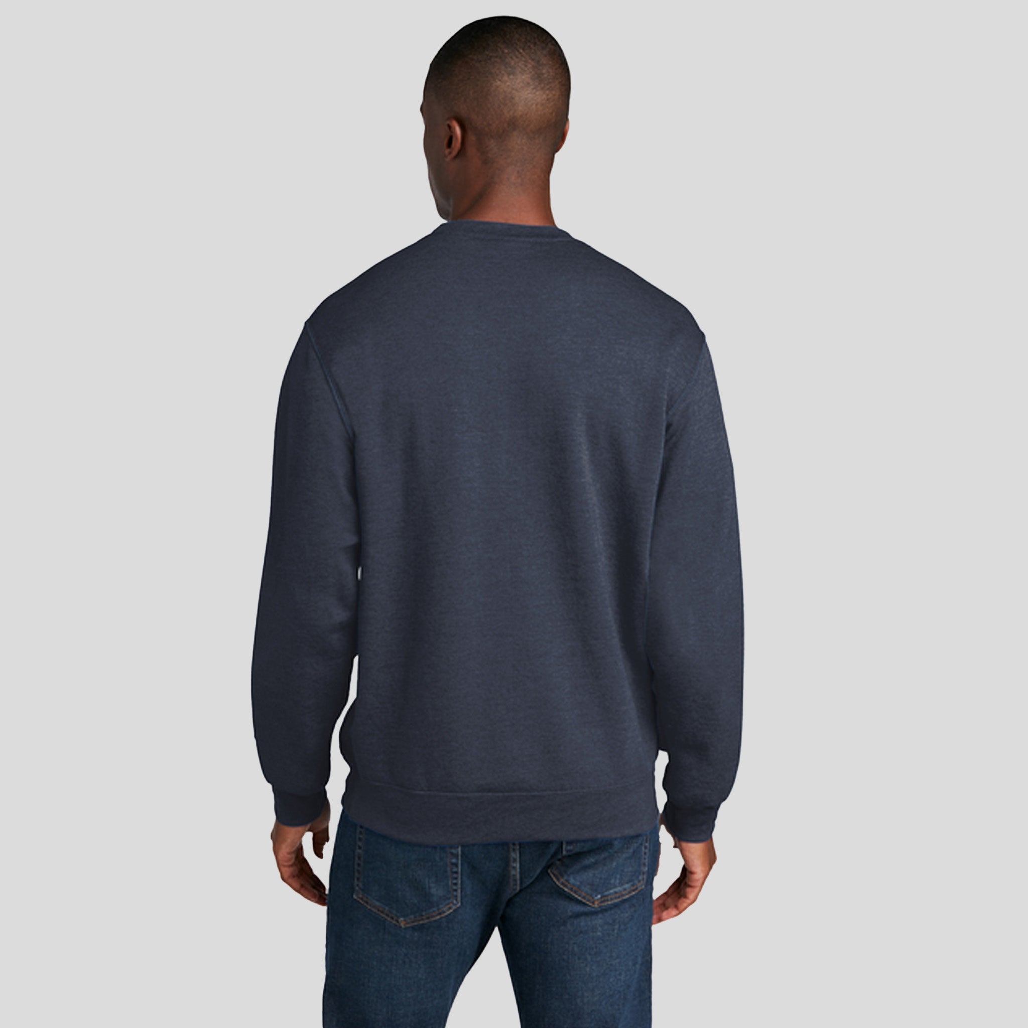 Core Fleece Crewneck Sweatshirt | Heather Navy