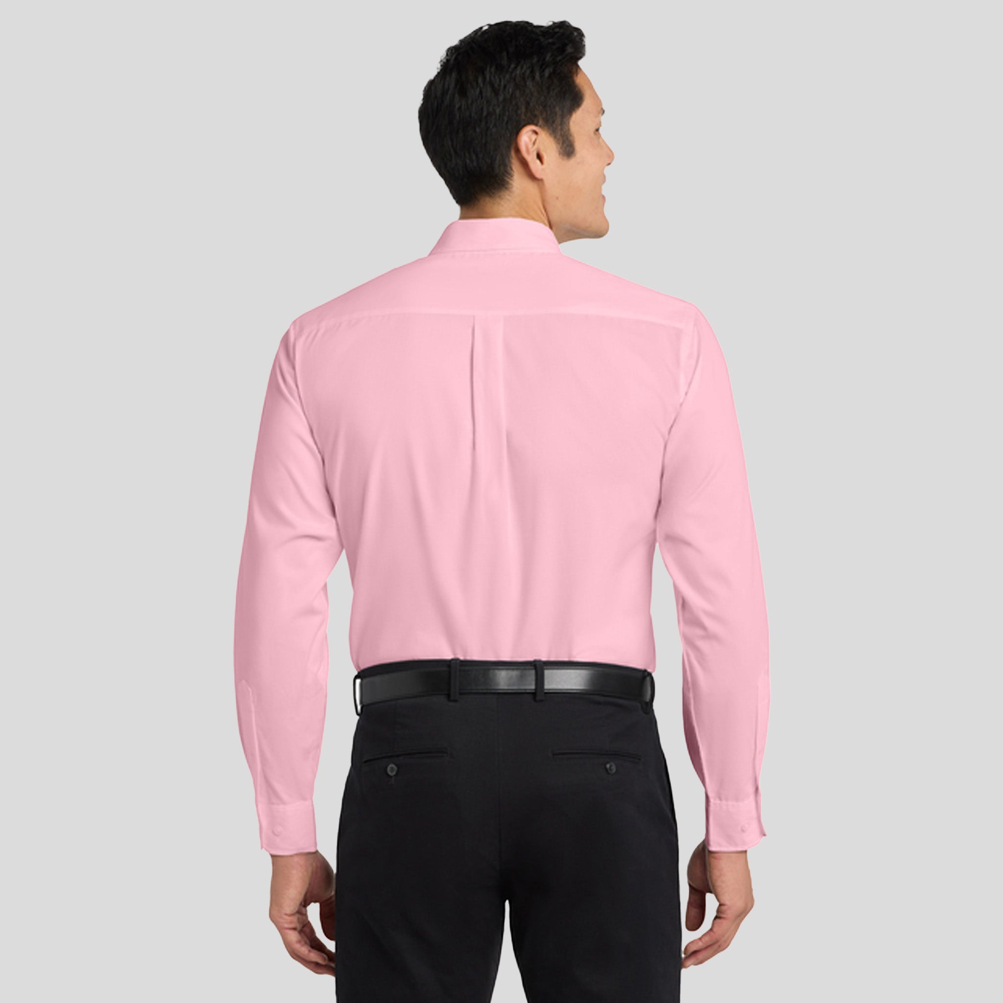 Long Sleeve Easy Care Shirt | Light Pink