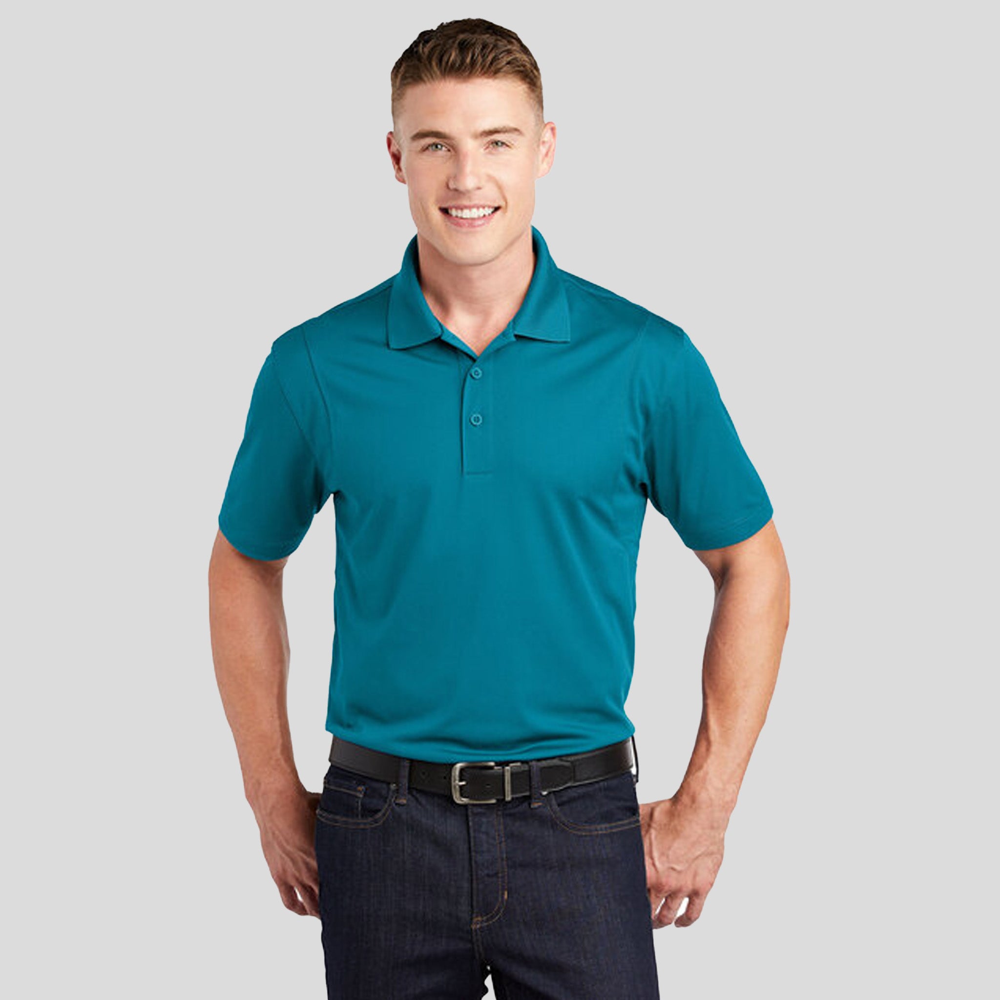 Micropique Sport-Wickยฎ Polo | Tropic Blue