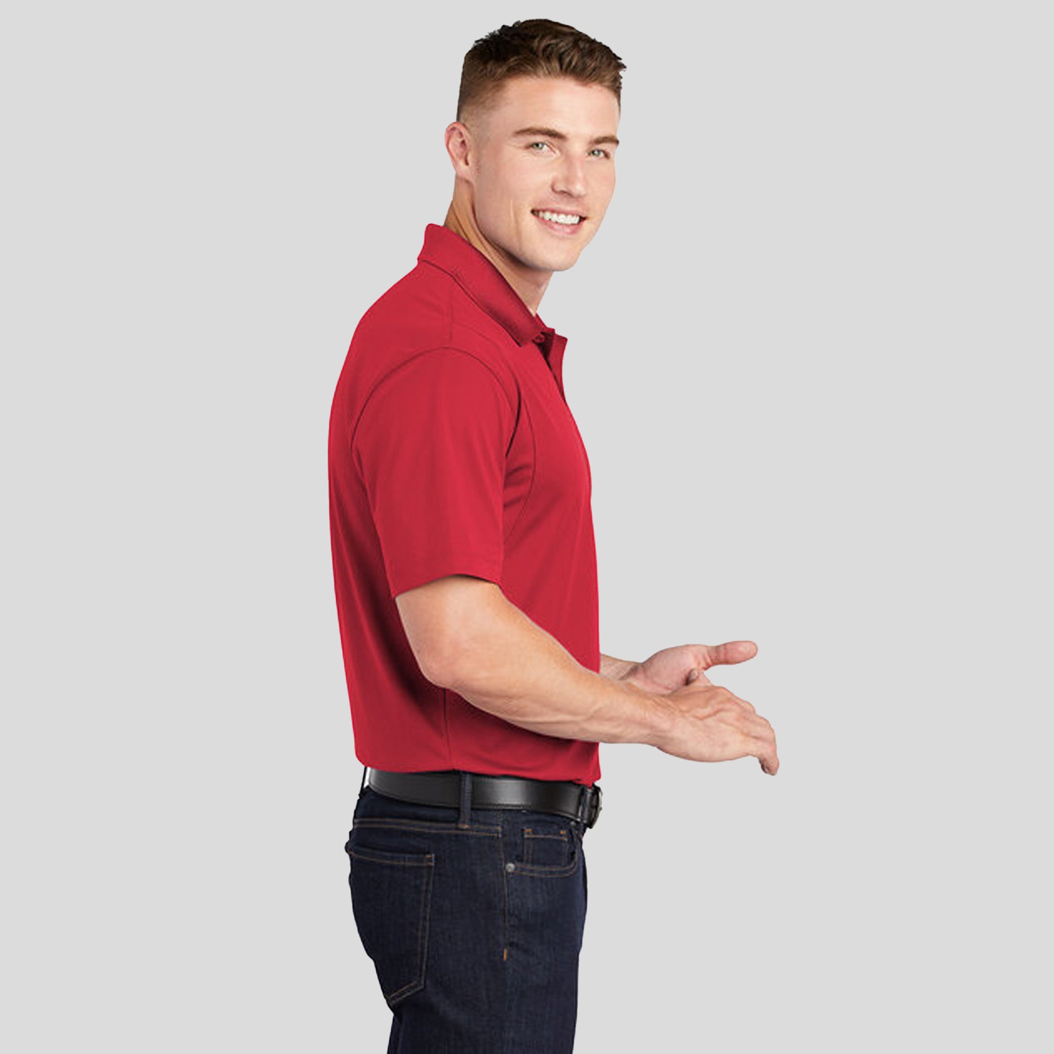 Micropique Sport-Wickยฎ Polo | True Red