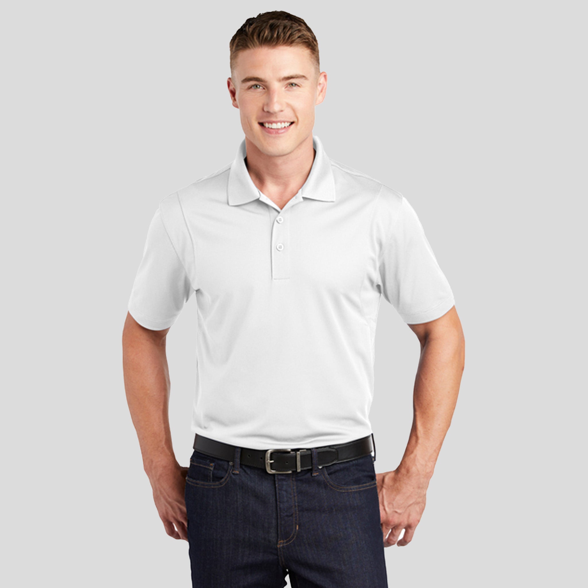 Micropique Sport-Wickยฎ Polo | White