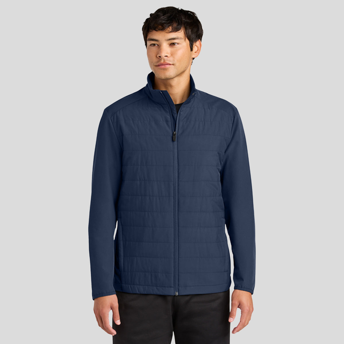 Men's Teknical Hybrid Jacket | True Navy