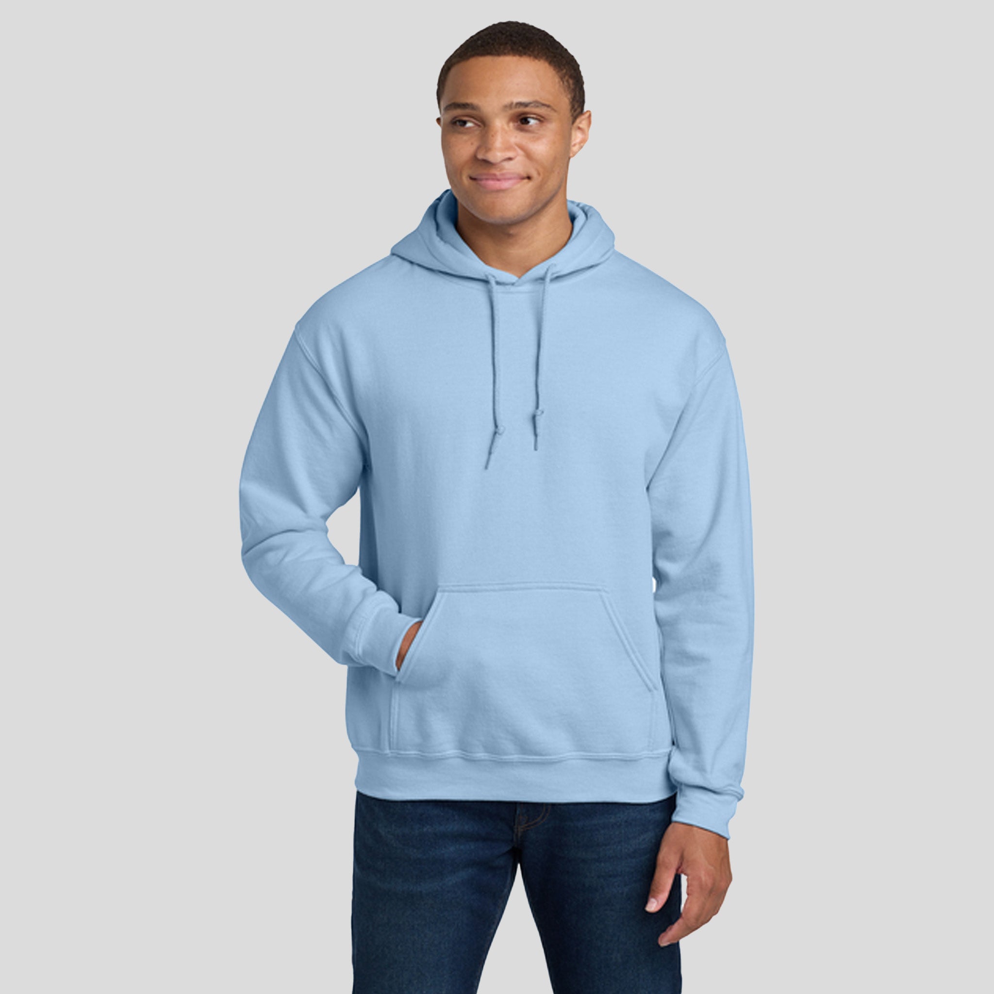 Heavy Blendβ’ Hooded Sweatshirt | Light Blue