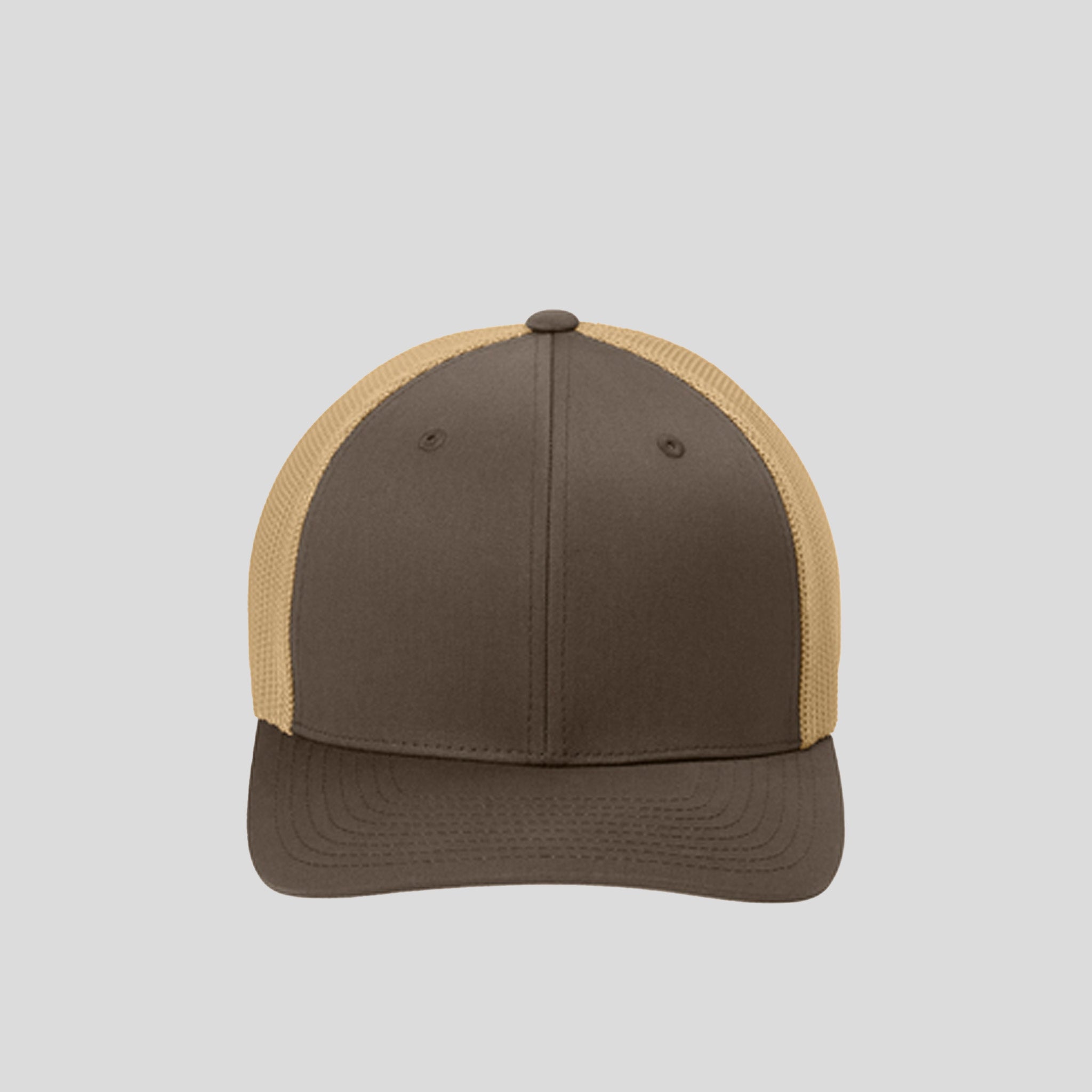 Flexfitยฎ Mesh Back Cap | Brown/Khaki