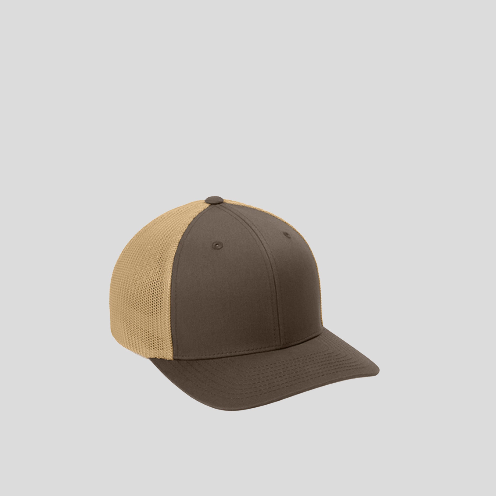Flexfitยฎ Mesh Back Cap | Brown/Khaki