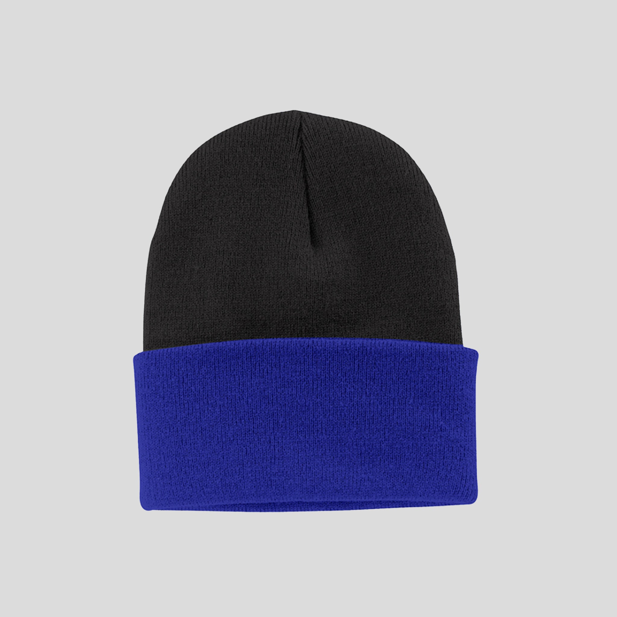 Knit Cap | Black/Athletic Royal