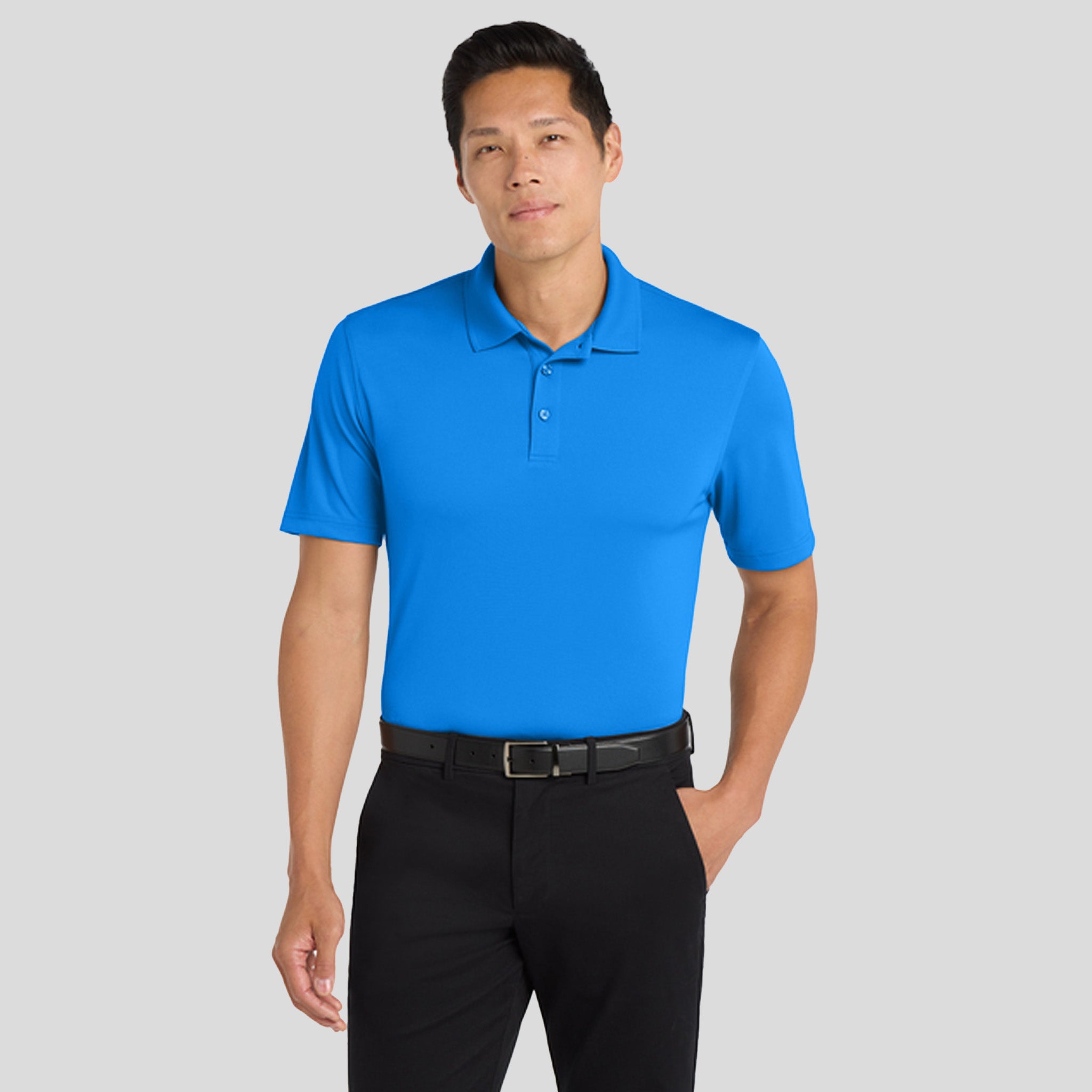 Dry Zoneยฎ UV Micro-Mesh Polo | Coastal Blue