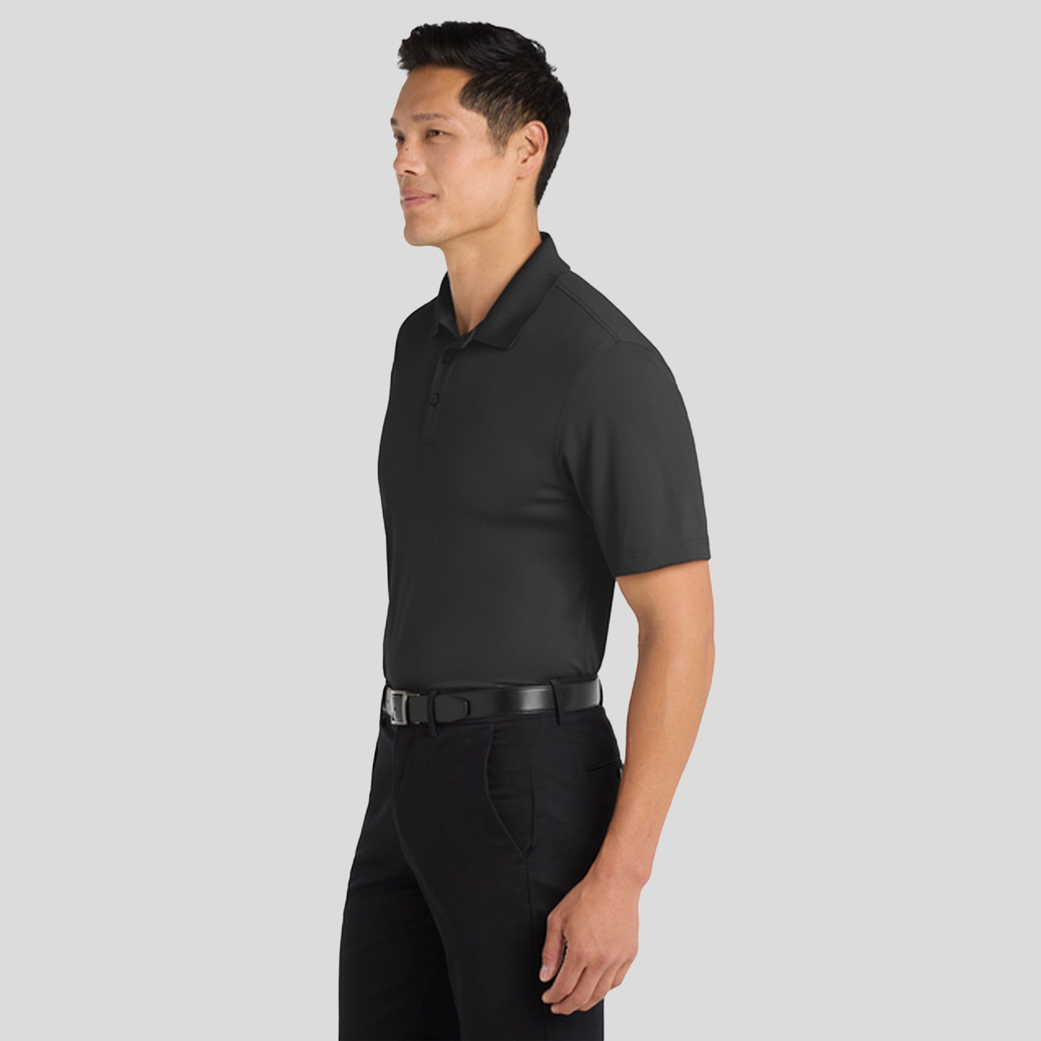 Dry Zoneยฎ UV Micro-Mesh Polo | Deep Black