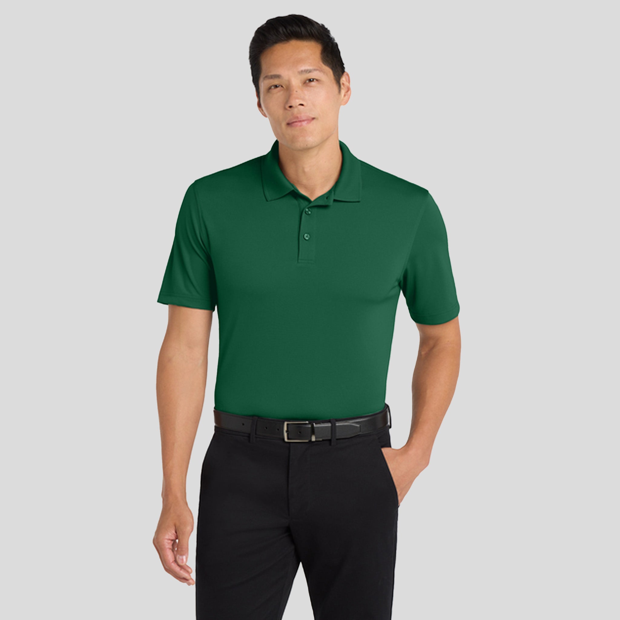 Dry Zoneยฎ UV Micro-Mesh Polo | Deep Forest Green