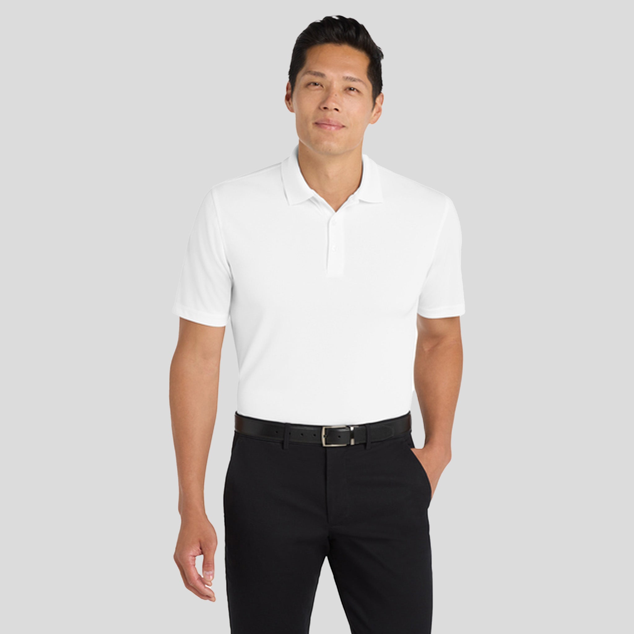 Dry Zoneยฎ UV Micro-Mesh Polo | White