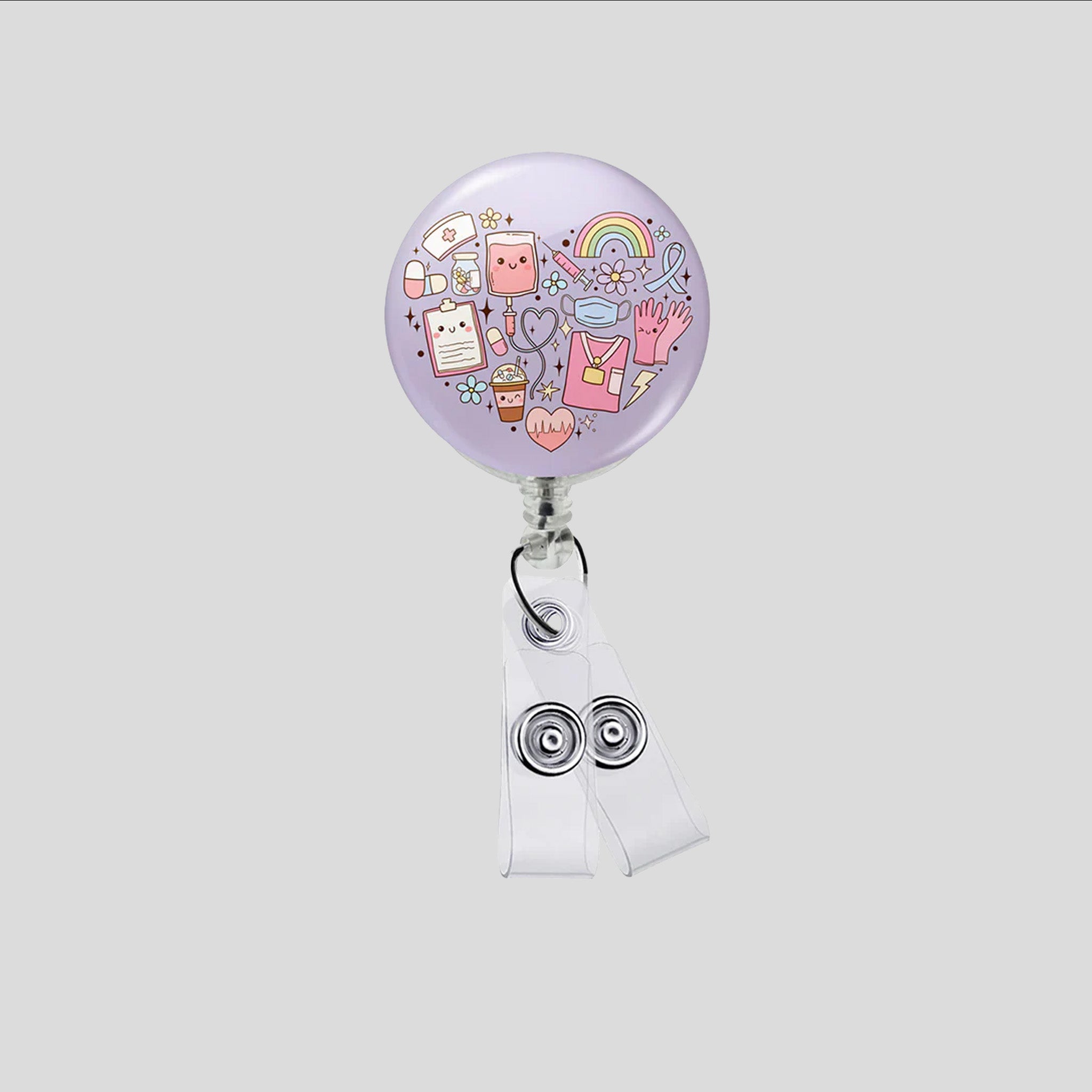 Nurse Days Heart Badge Reel