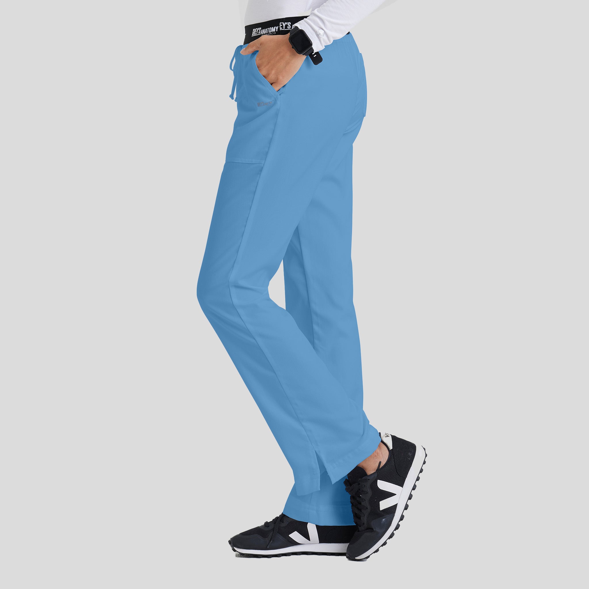 Aubrey 3-Pocket Low-Rise Flared Leg Scrub Pant | Ciel